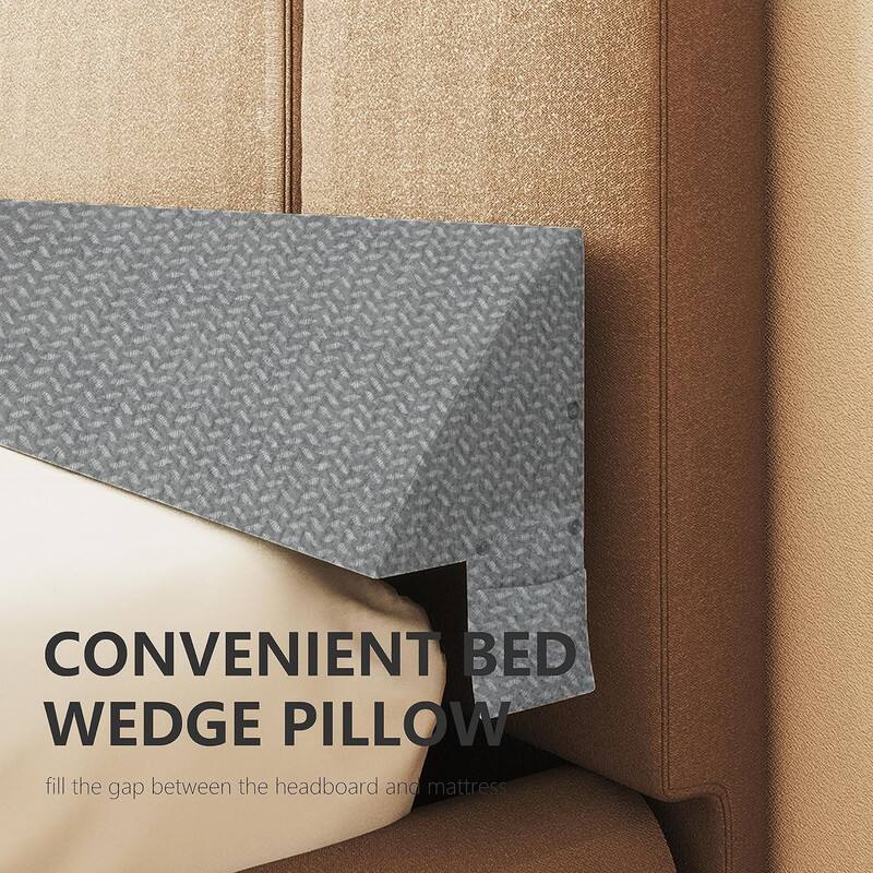 CONVENIENT BED WEDGE PILLOW  
fill the gap between the headboard and mattress