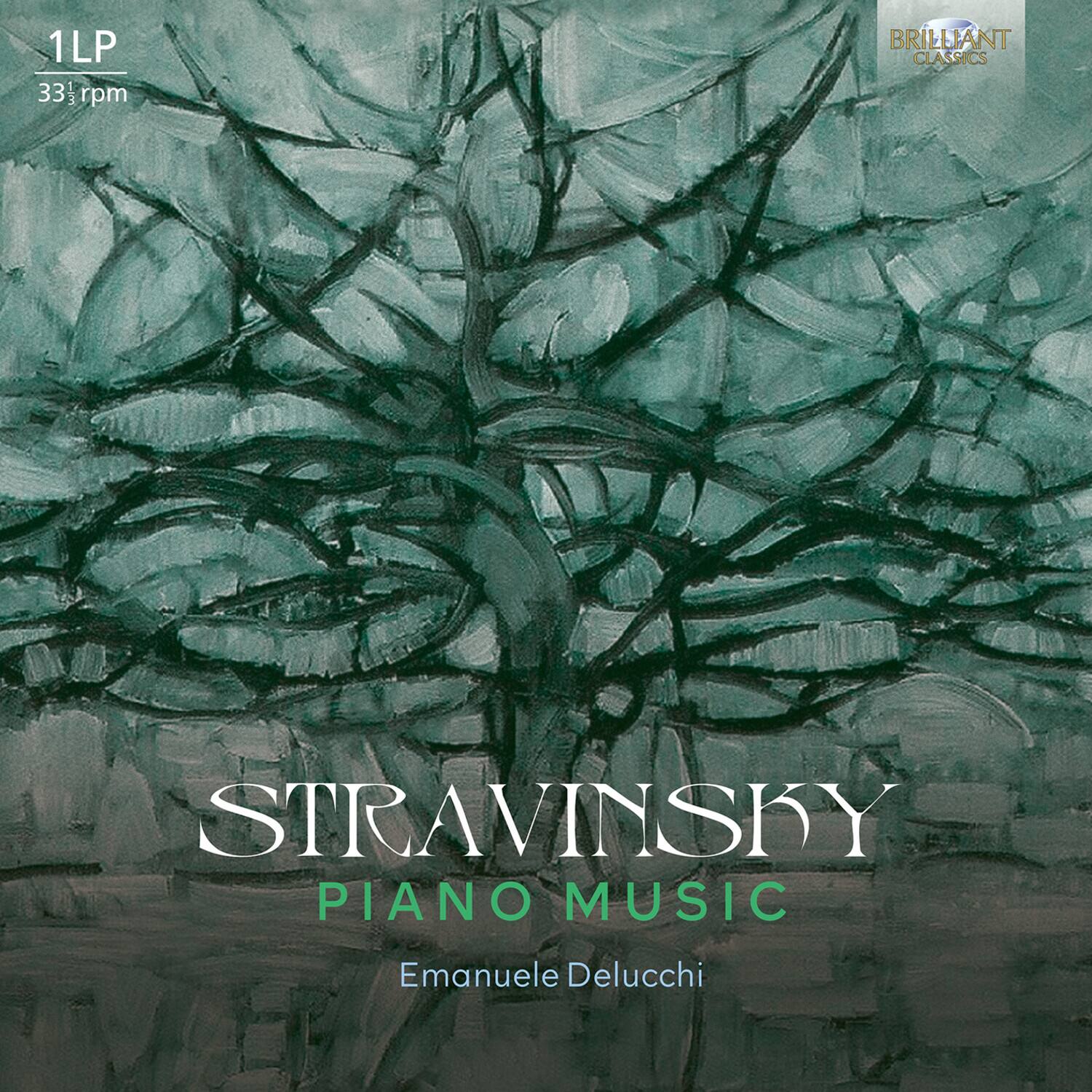 1LP 33 1/3 rpm BRILLIANT CLASSICS STRAVINSKY PIANO MUSIC Emanuele Delucchi