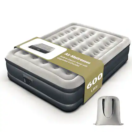 Air Upgraded Built-in Mattresses Electric 4-Chamber Pump with 600 LBS