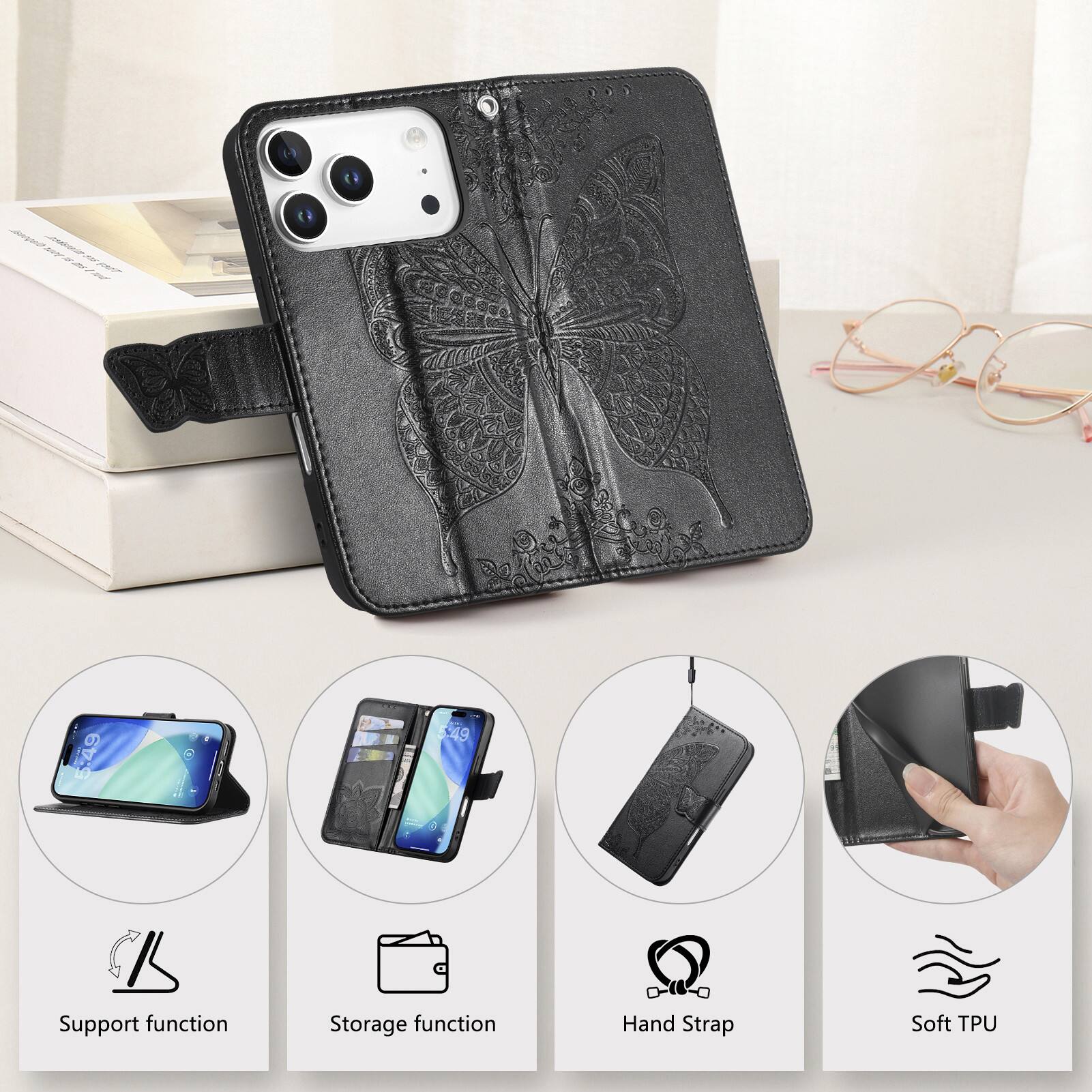 49 I Support function Storage function o-W Hand Strap Soft TPU