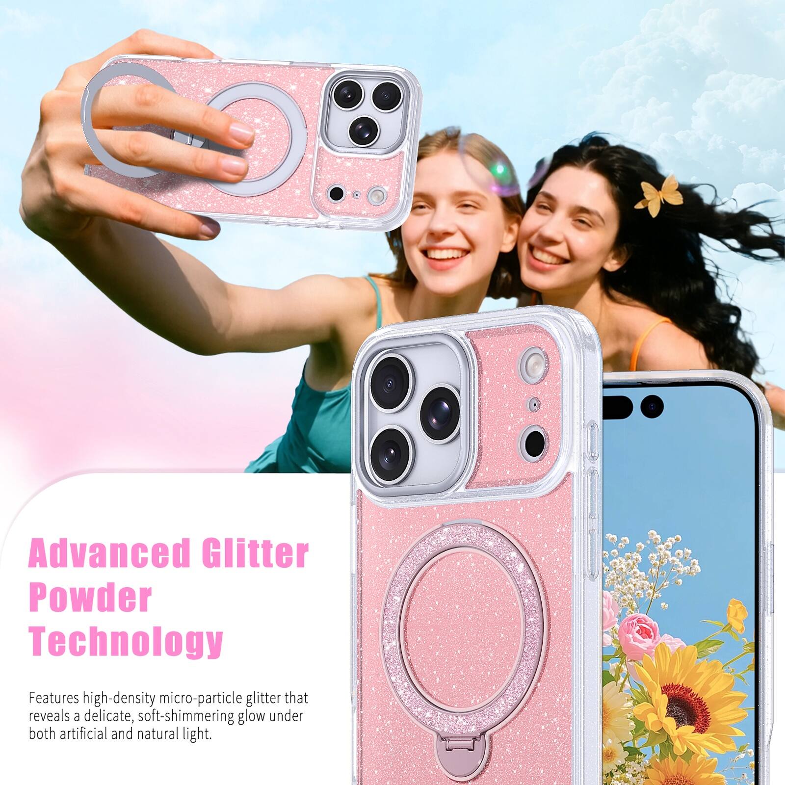 Advanced Glitter Powder Technology

Features high-density micro-particle glitter that reveals a delicate, soft-shimmering glow under both artificial and natural light.