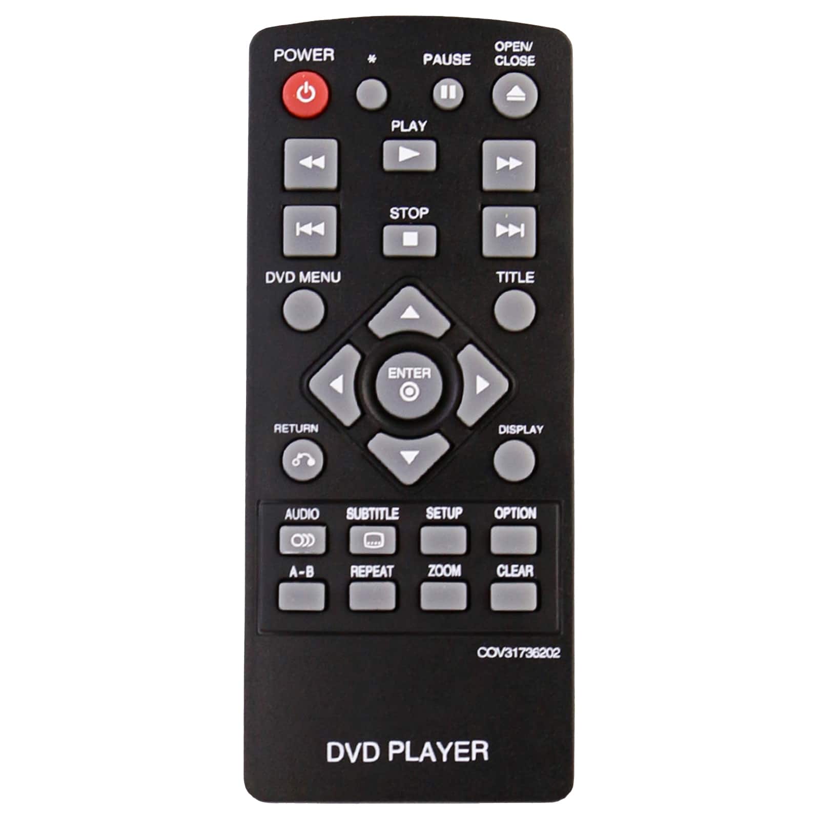 ALLIMITY - Replacement Remote Control COV31736202, Fit for LG DVD Player DP132-H DP132H DP132 DP132NU - Black price history on PriceWatchPro