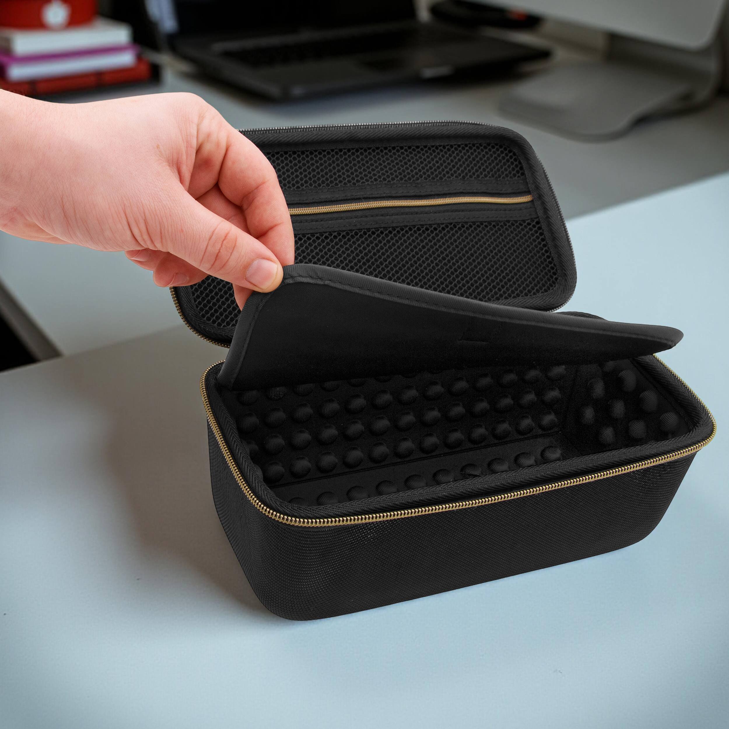 Alt View 1. CASEMATIX - Hard Travel Case for Zoom H5studio 4-Track Handy Recorder & Portable Voice Recorder Accessories.