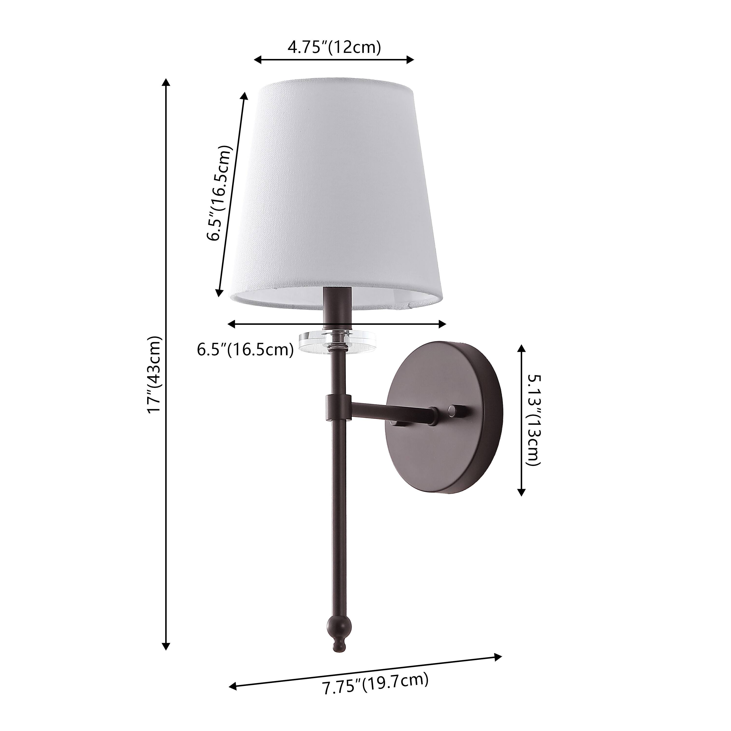17"(43cm)  
4.75"(12cm)  
6.5"(16.5cm)  
6.5"(16.5cm)  
5.13"(13cm)  
3cm  
7.75"(19.7cm)