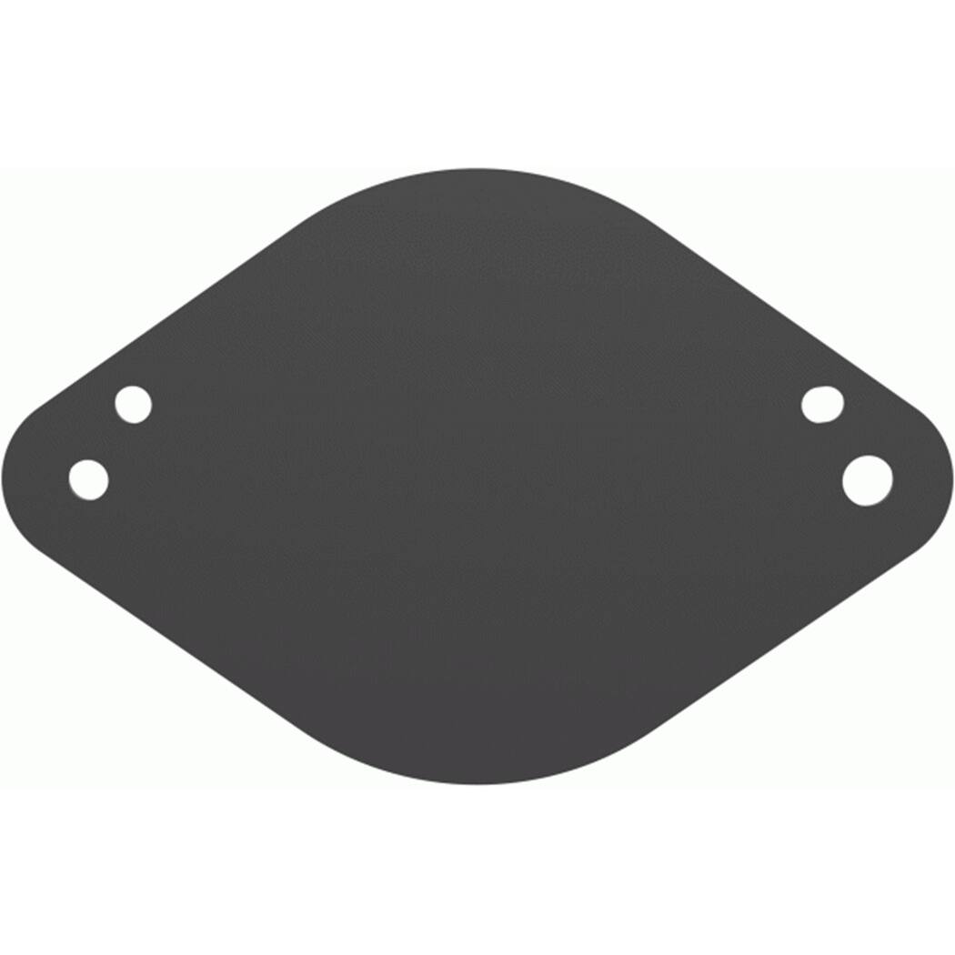 Alt View 13. Metra - Speaker Adapter Plate for Select Toyota 2022-2024 Vehicles (2-Pack) - Black.
