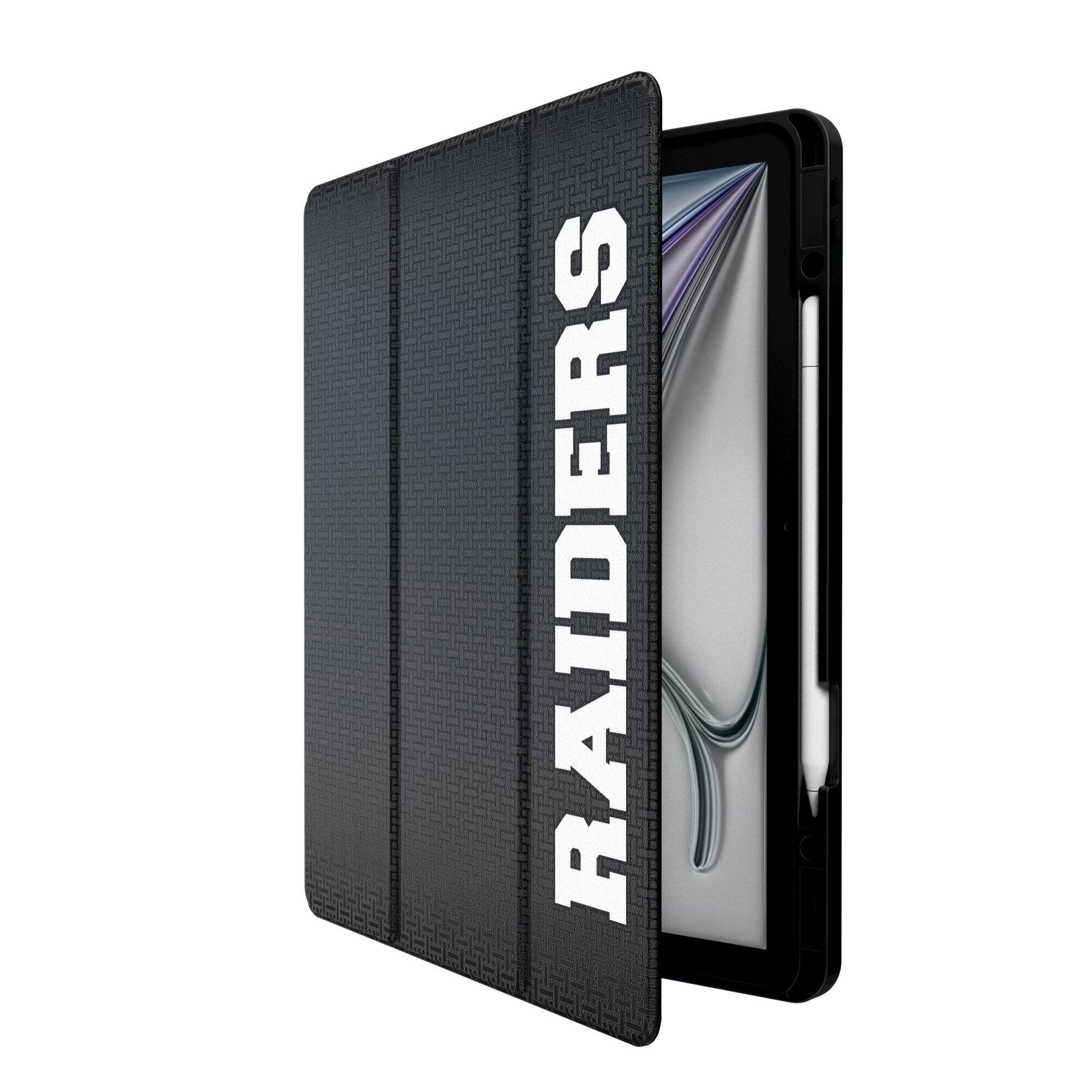 Alt View 1. Keyscaper - Oakland Raiders iPad Case - 13in Air M2 - Black.