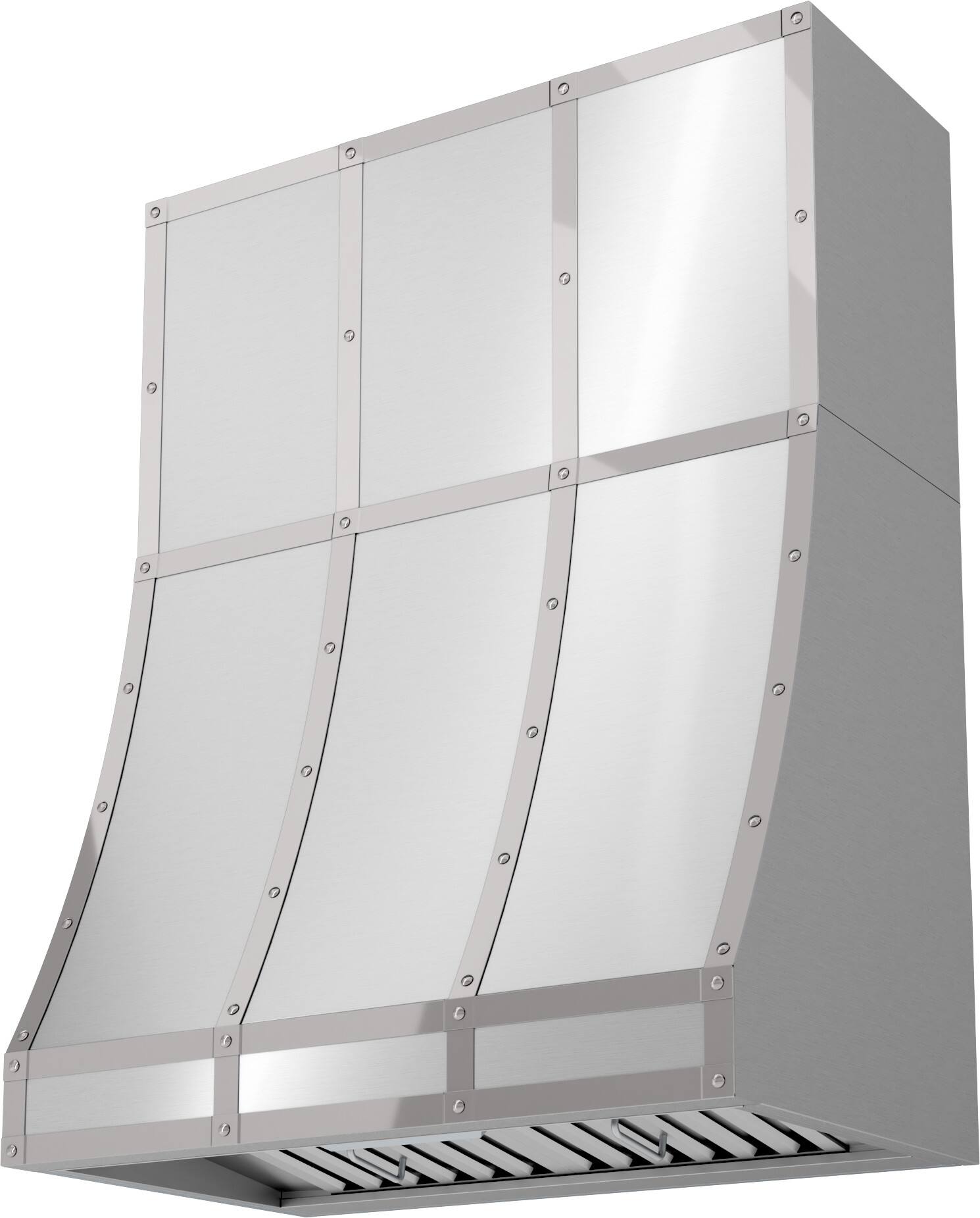 Angle. Zephyr - Duct Cover for CHFT36ASX - Stainless Steel.