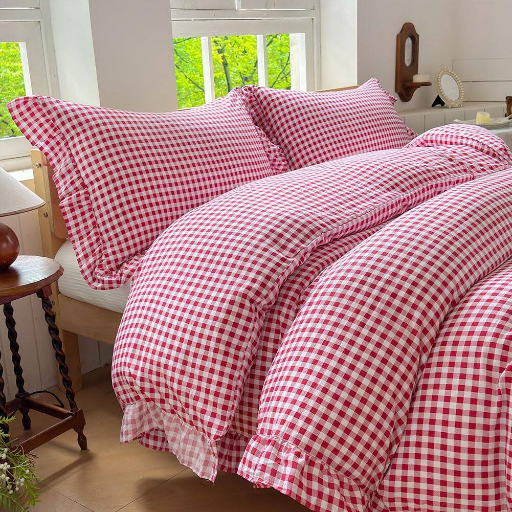 Red Gingham-Queen/Full