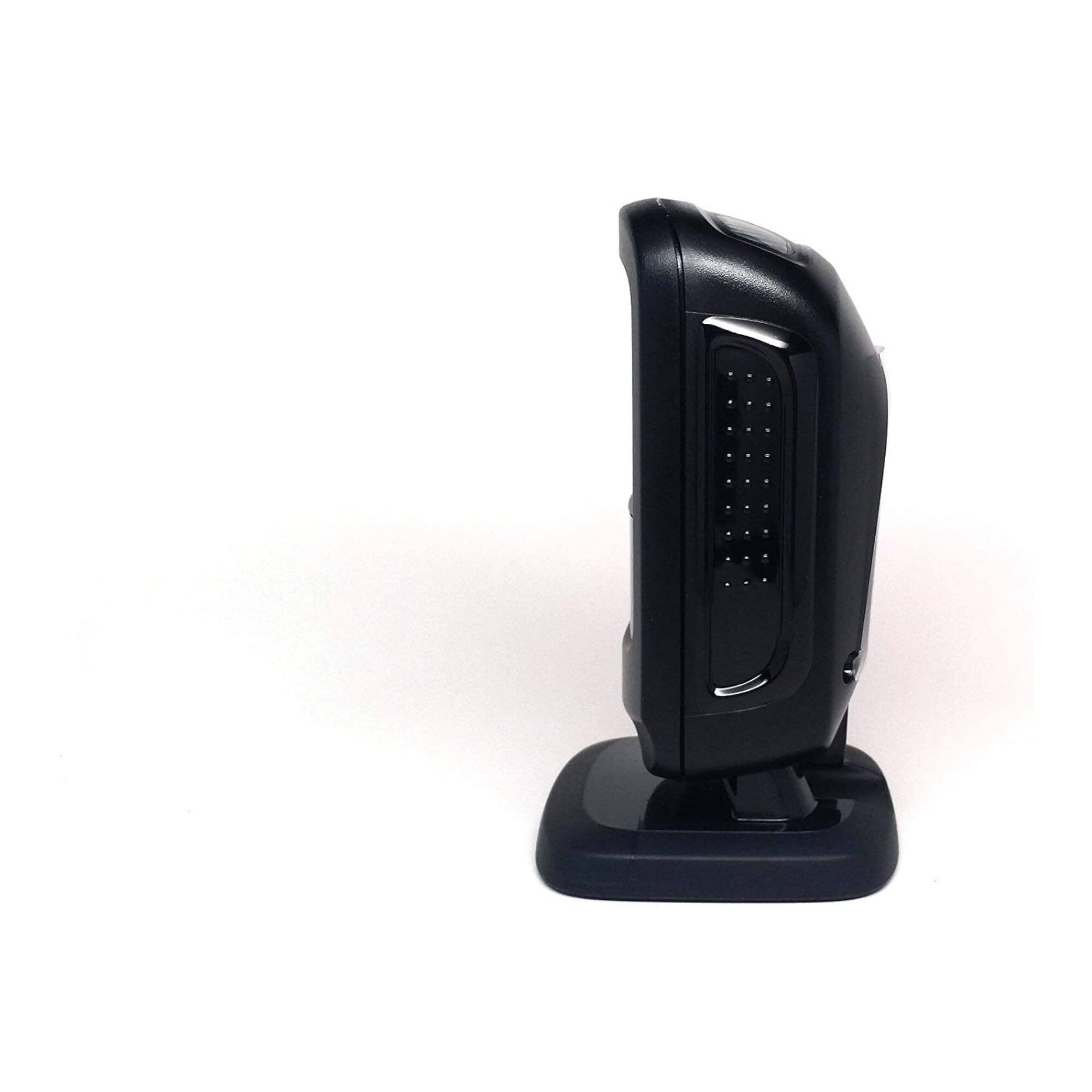 Left. Zebra Technologies - Zebra DS9208 Digital Hands-Free Barcode Scanner (1D and 2D) with USB Cable.