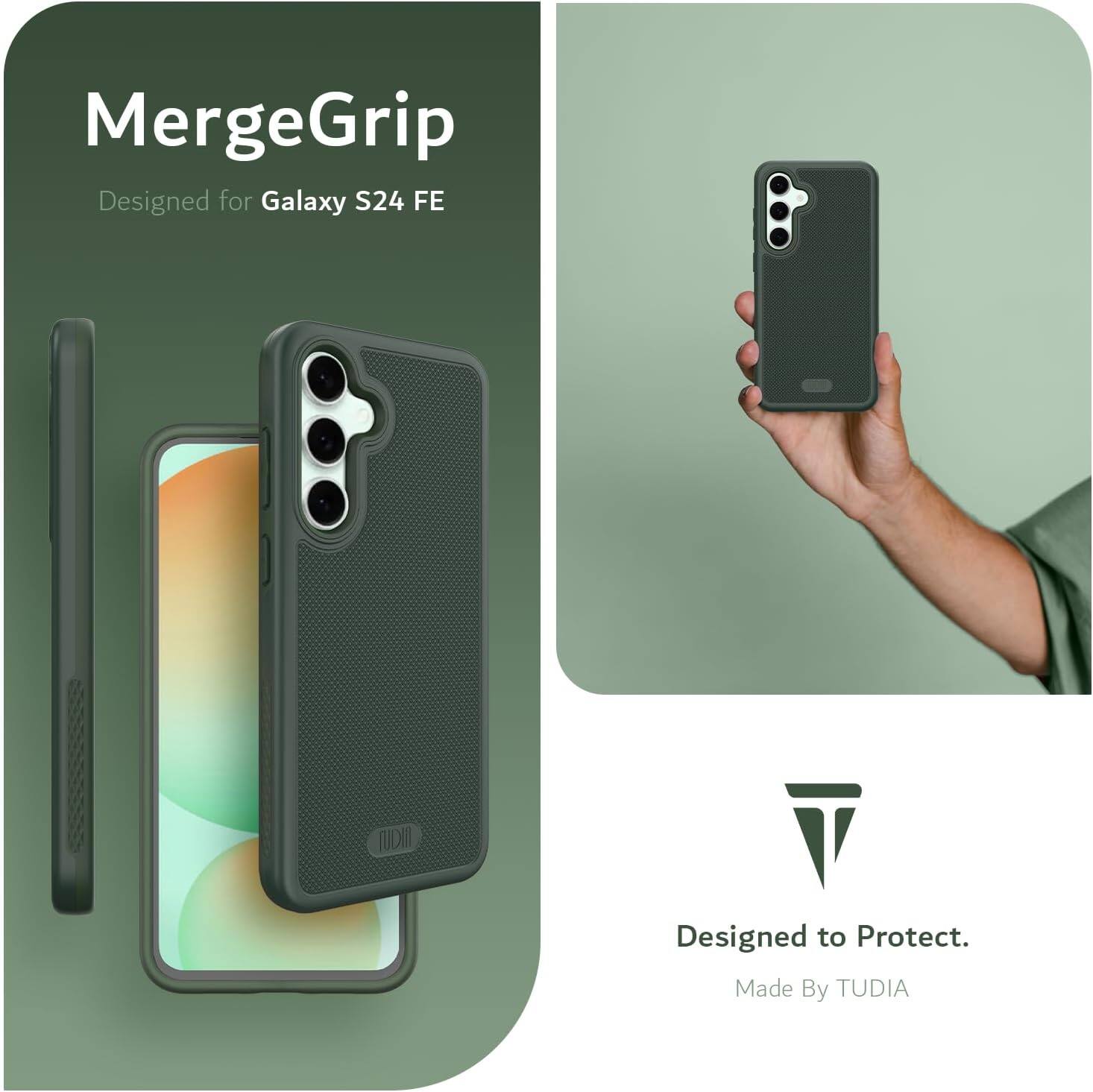 MergeGrip  
Designed for Galaxy S24 FE  

Designed to Protect.  
Made By TUDIA