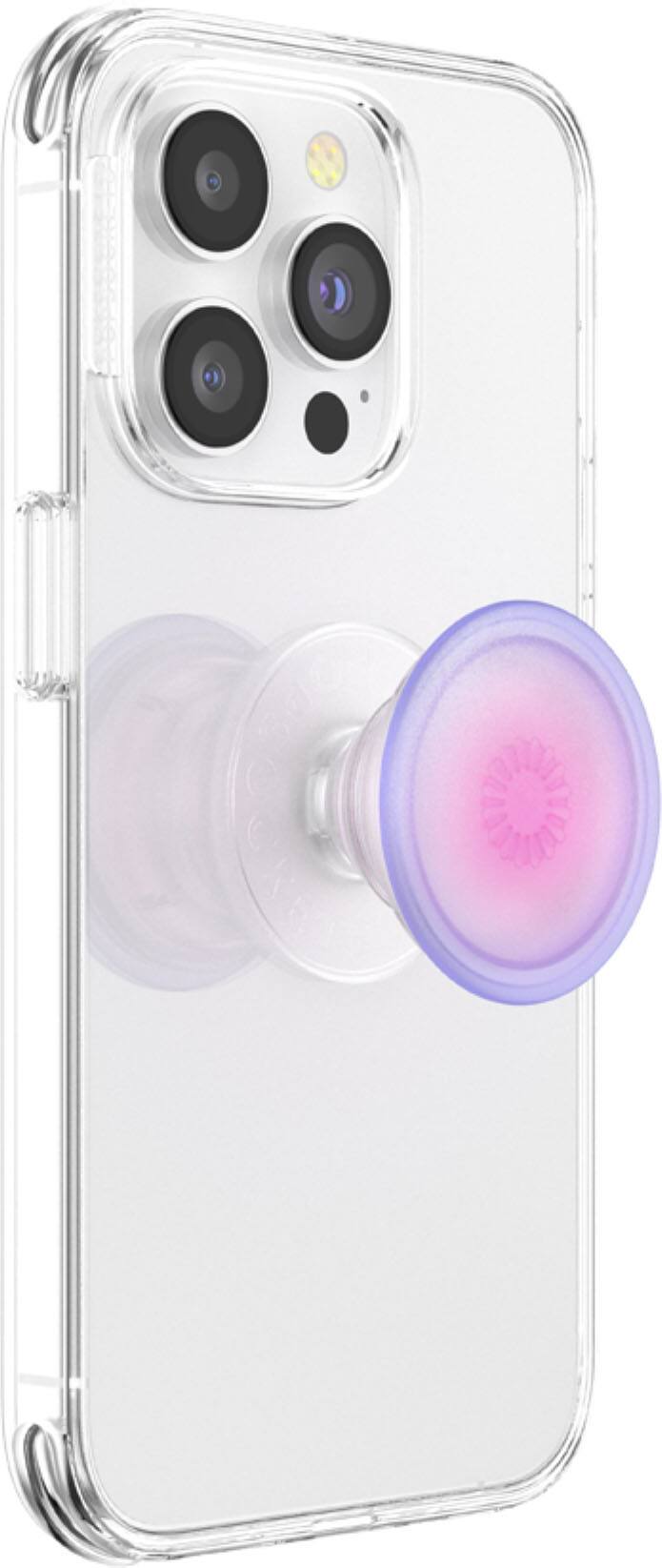 Left. PopSockets - Adhesive Plant-Based PopGrip Universal Grip & Stand for Cell Phones - Aura.