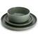 Alt View 1. Gibson - Gibson Soho Lounge Bryant Park 12 Piece Reactive Stoneware Dinnerware Set in Sage Green - Sage Green.