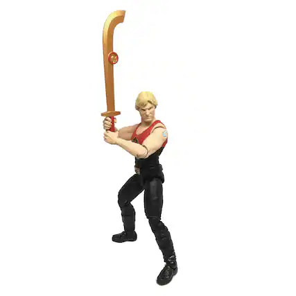 Front. Boss Fight Studio - Flash Gordon Hero H.A.C.K.S. Action Figure | Movie Tank Top Flash - Multi-Colored.