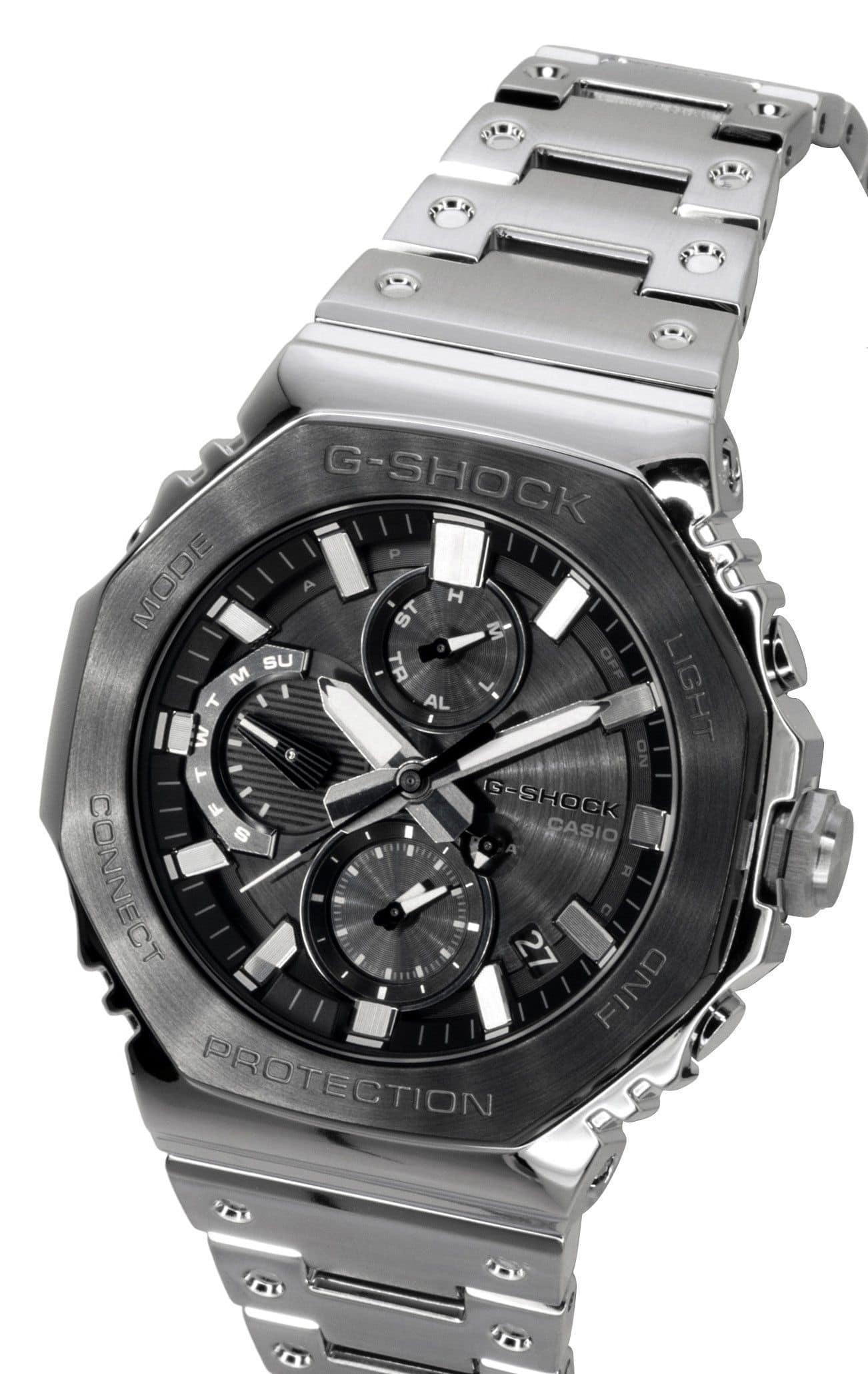 Casio G Shock Analog Full Metal Smartphone Link Dial Solar GMC