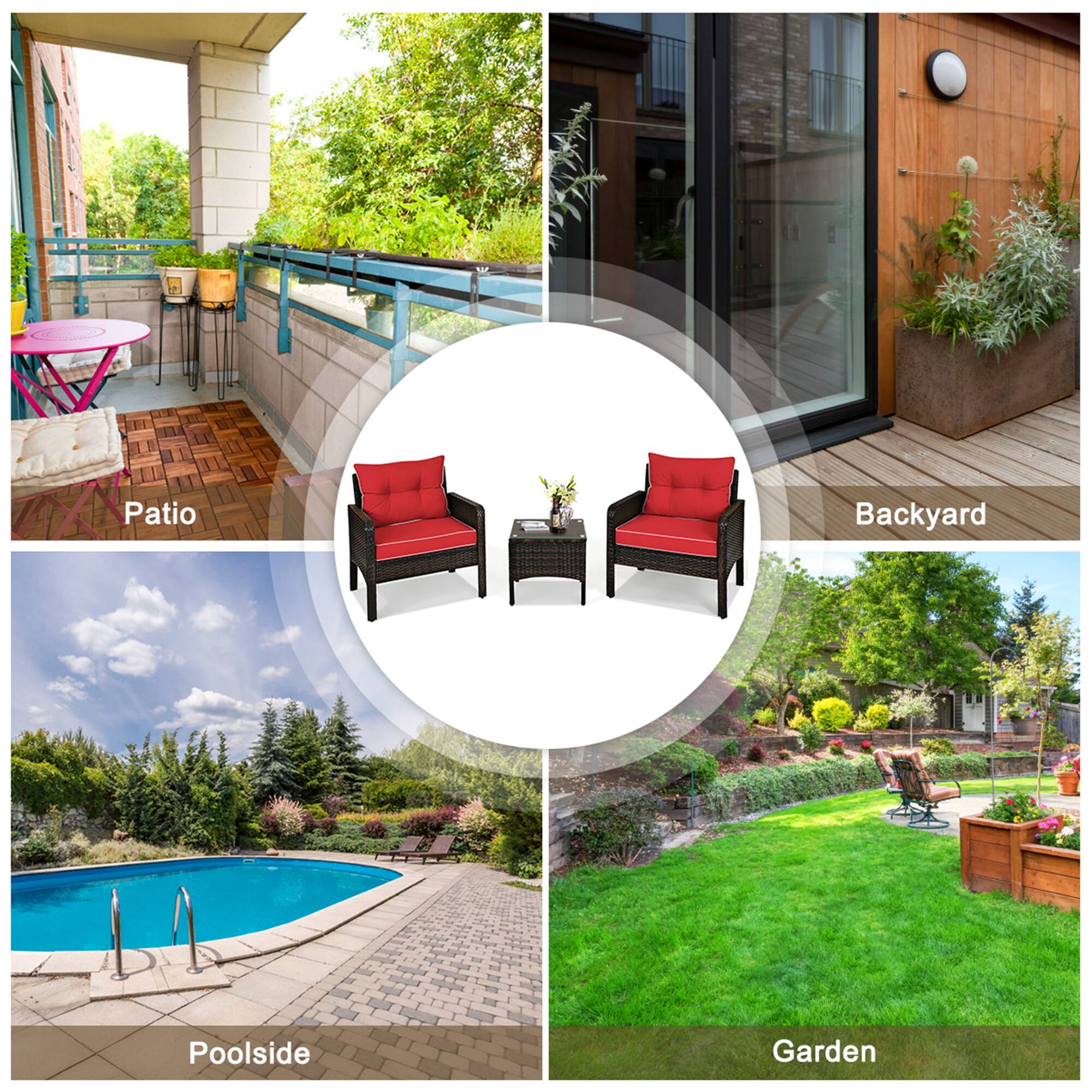 Patio, Backyard, Poolside, Garden