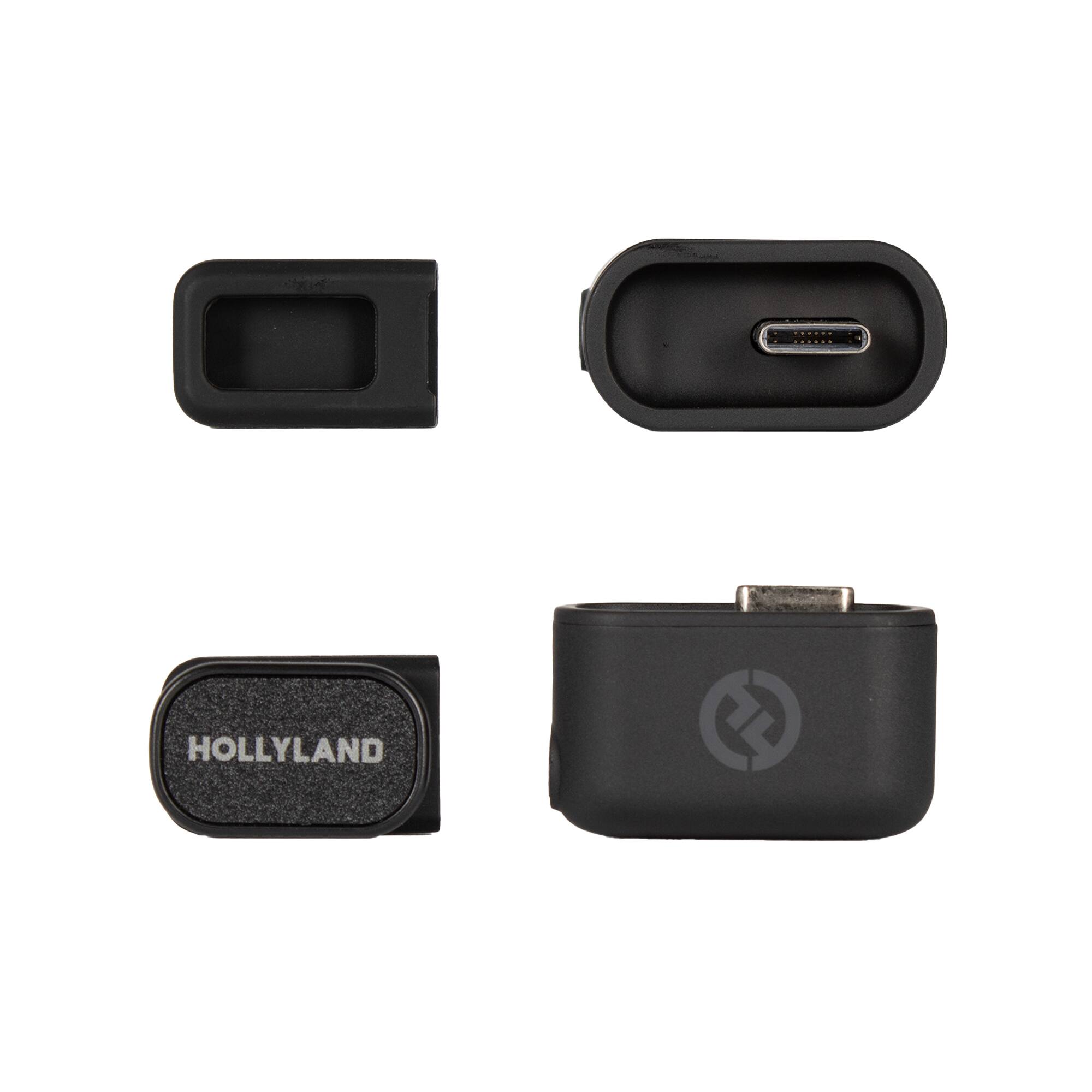 Back. HollyView - Hollyland/HollyView Lark Max Microphone 8GB Onboard Storage MaxTimbre Technology 1 Transmitter & 2 Receiver for Camera D.