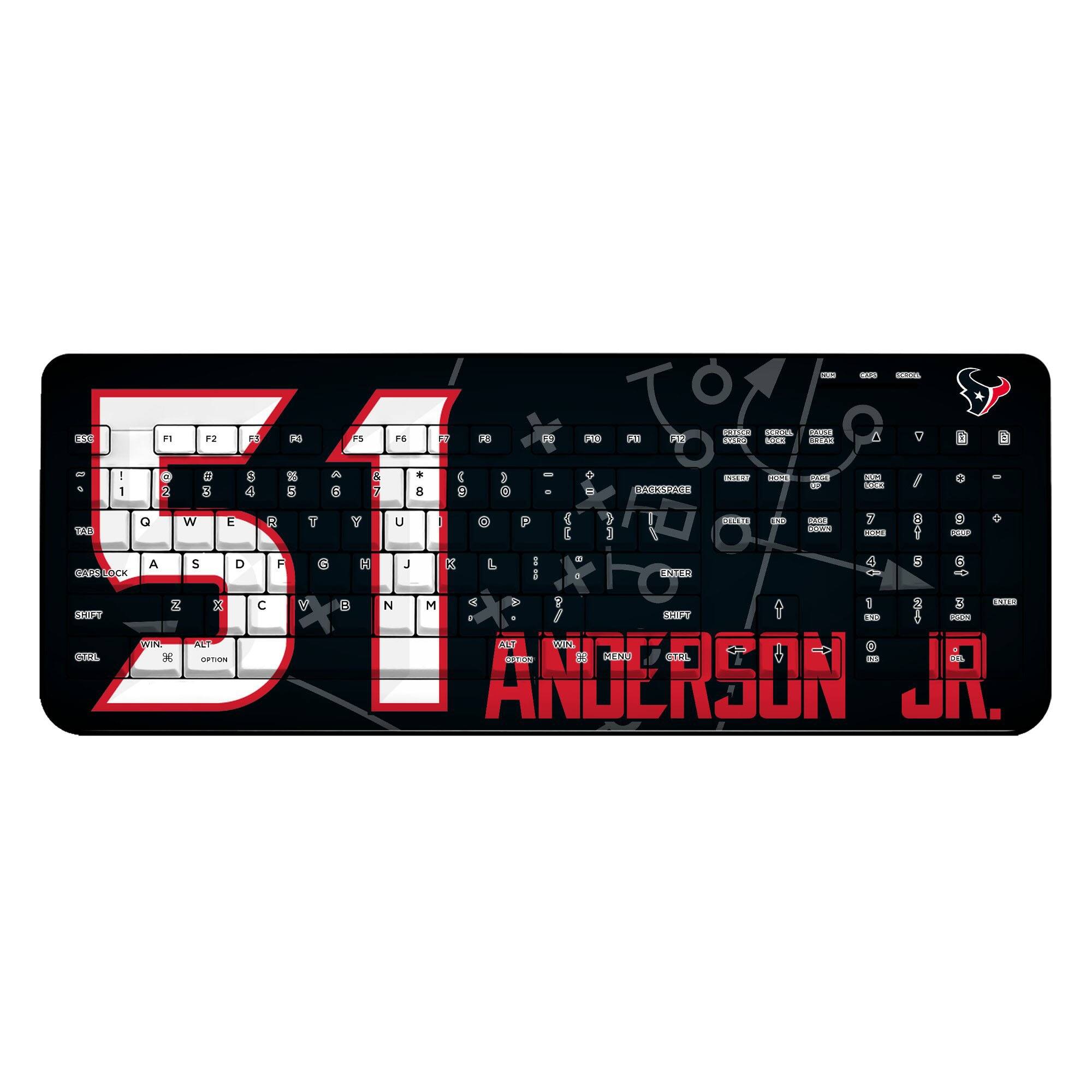 Keyscaper - Will Anderson Jr. Wireless Keyboard - Black