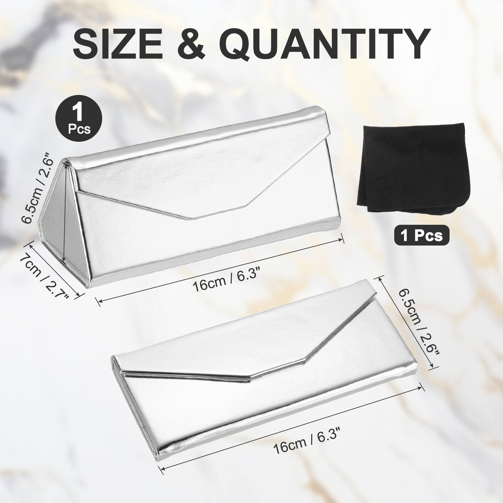 SIZE & QUANTITY

1 Pcs

6.5cm / 2.6"  
7cm / 2.7"  
16cm / 6.3"

1 Pcs