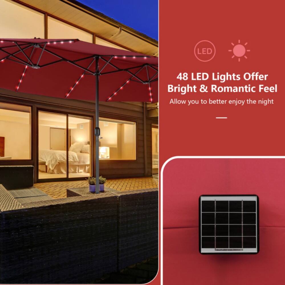 LED 48 LED Lights Offer Bright & Romantic Feel  
Allow you to better enjoy the night