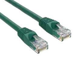 Cable Leader - Cat 6 Ethernet Cable, 24 AWG Snagless RJ45 Patch, Gigabit for Router, Gaming Console, PC, Server Rack - Green