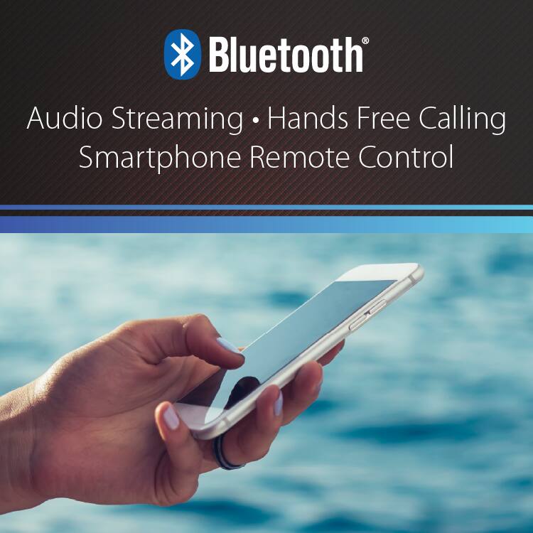 Bluetooth®  
Audio Streaming • Hands Free Calling  
Smartphone Remote Control