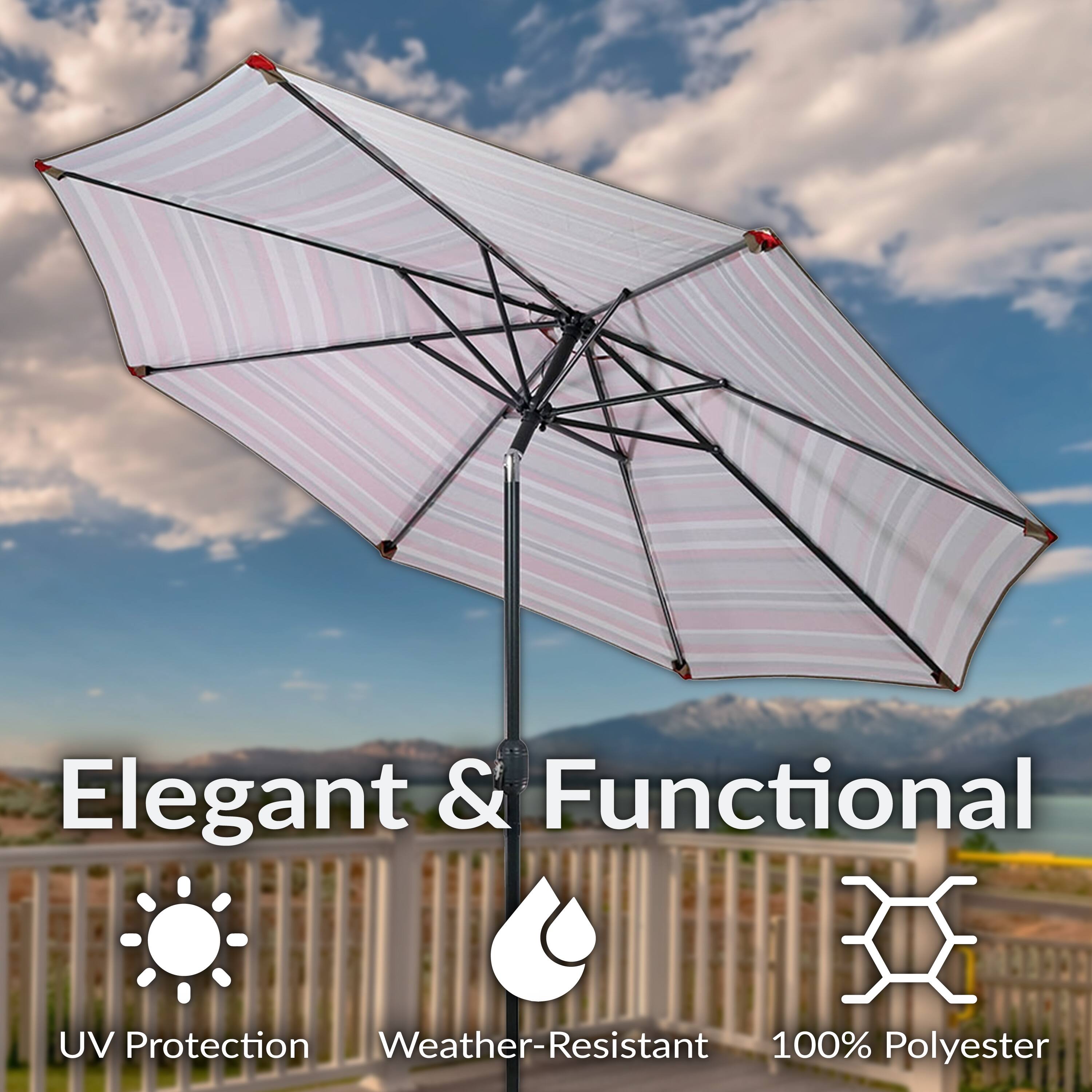 Elegant & Functional

- UV Protection
- Weather-Resistant
- 100% Polyester
