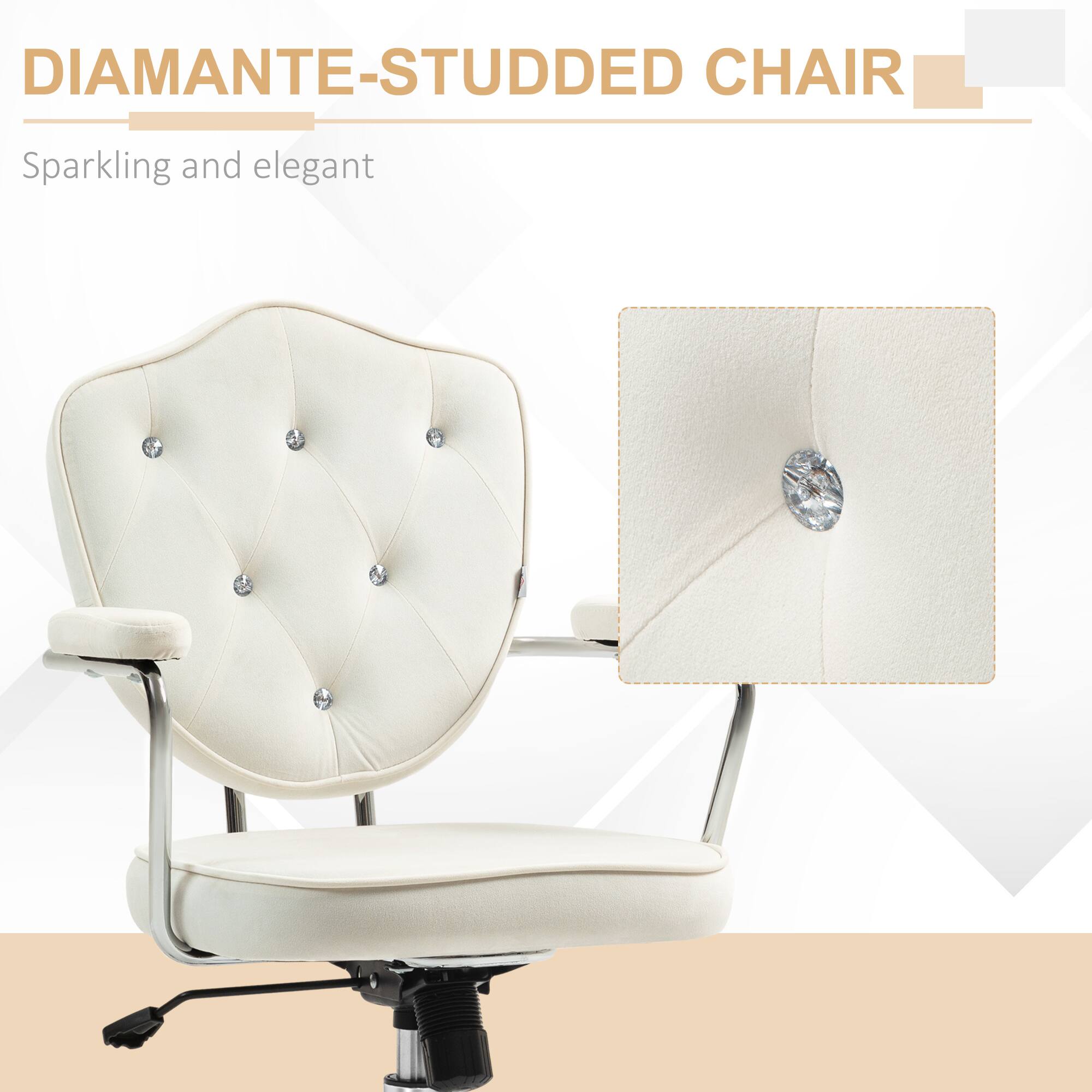 DIAMANTE-STUDDED CHAIR
Sparkling and elegant