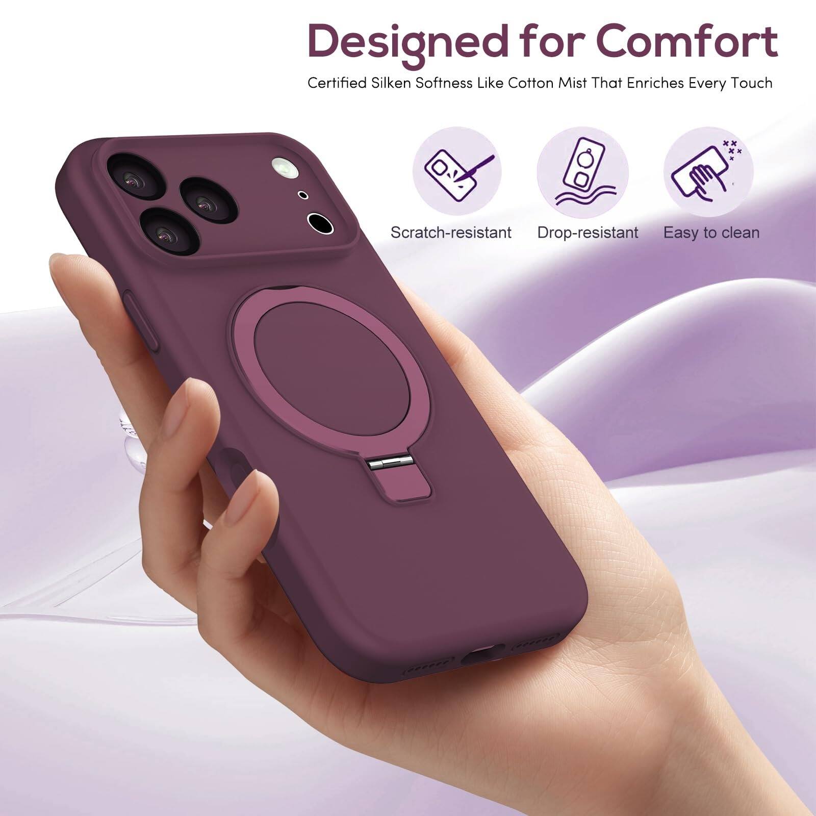 Designed for Comfort  
Certified Silken Softness Like Cotton Mist That Enriches Every Touch

Scratch-resistant  
Drop-resistant  
Easy to clean