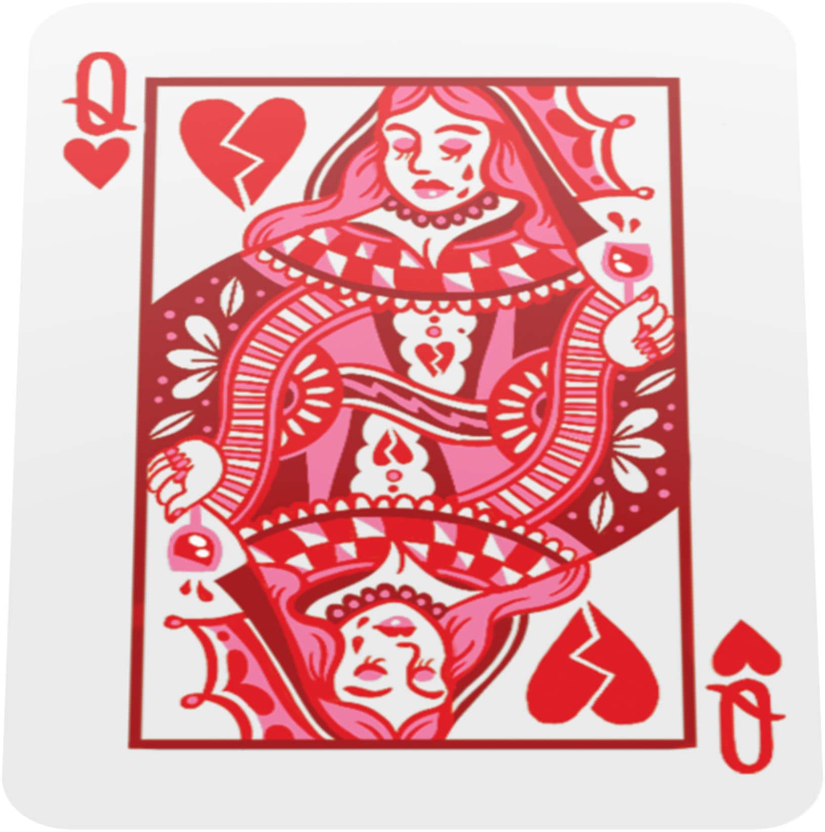 Alt View 2. PopSockets - Adhesive PopGrip Universal Grip & Stand for Cell Phones - Heartbreaker Queen.