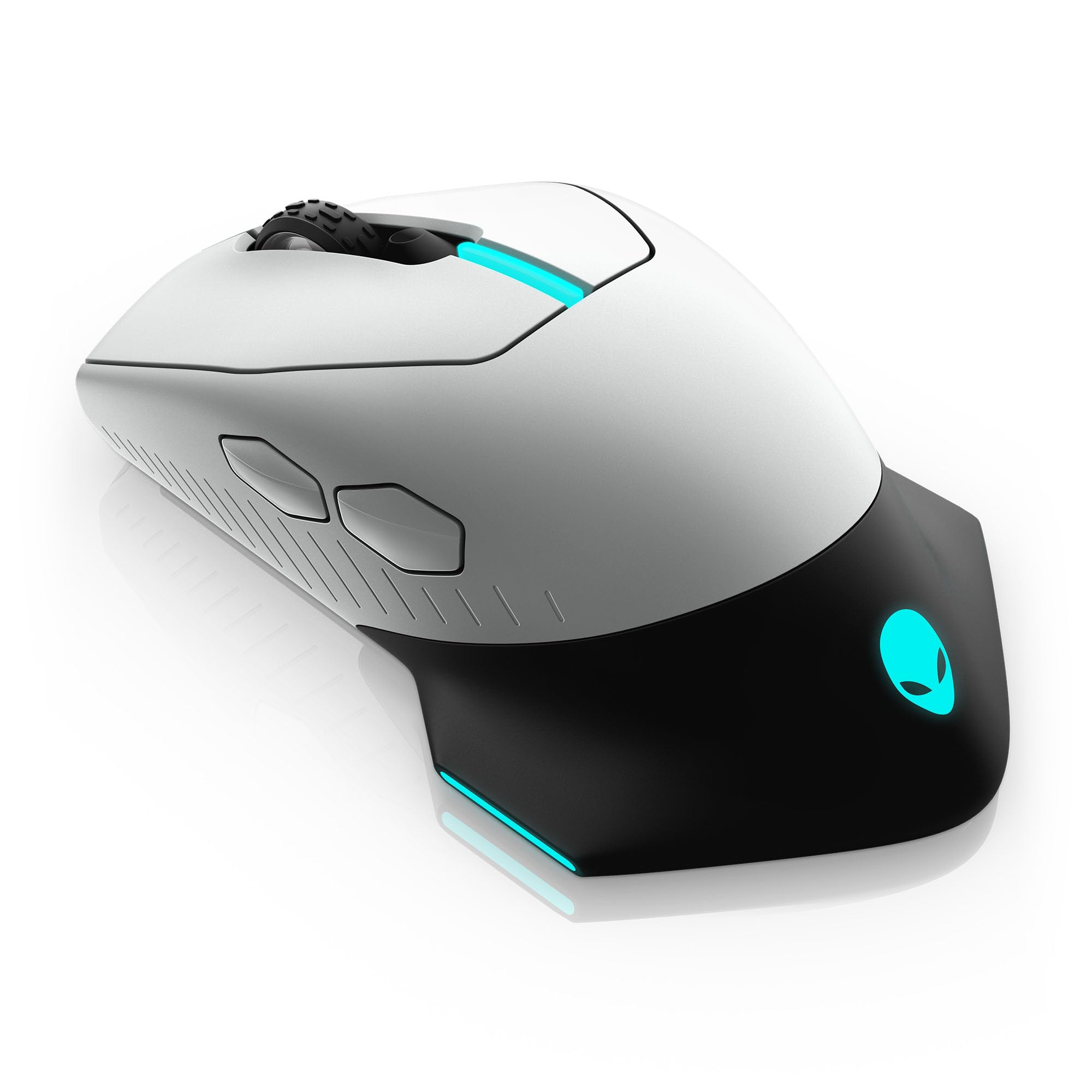 PO3TICJUNKI3 - Gaming Mouse Aw610m - Optical Sensor Ambidextrous Buttons -zone 8m Alienfx Rgb Lighting Edge-free Design Lunar - Wired - AW610M - Lunar light