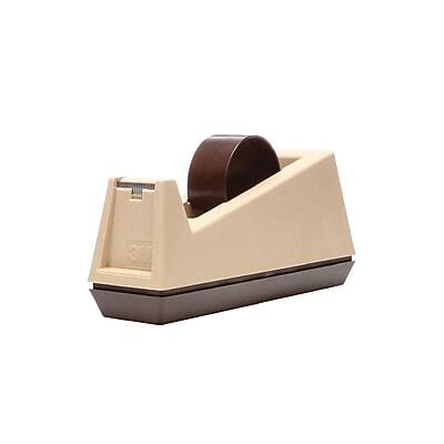 Front. Scotch - Heavy Duty Desktop Dispenser, 3" Core - Beige.