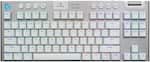 Logitech - G915 X LIGHTSPEED TKL Wireless Mechanical GL Brown Tactile Switch Gaming Keyboard for PC/Mac with RGB Backlighting - White