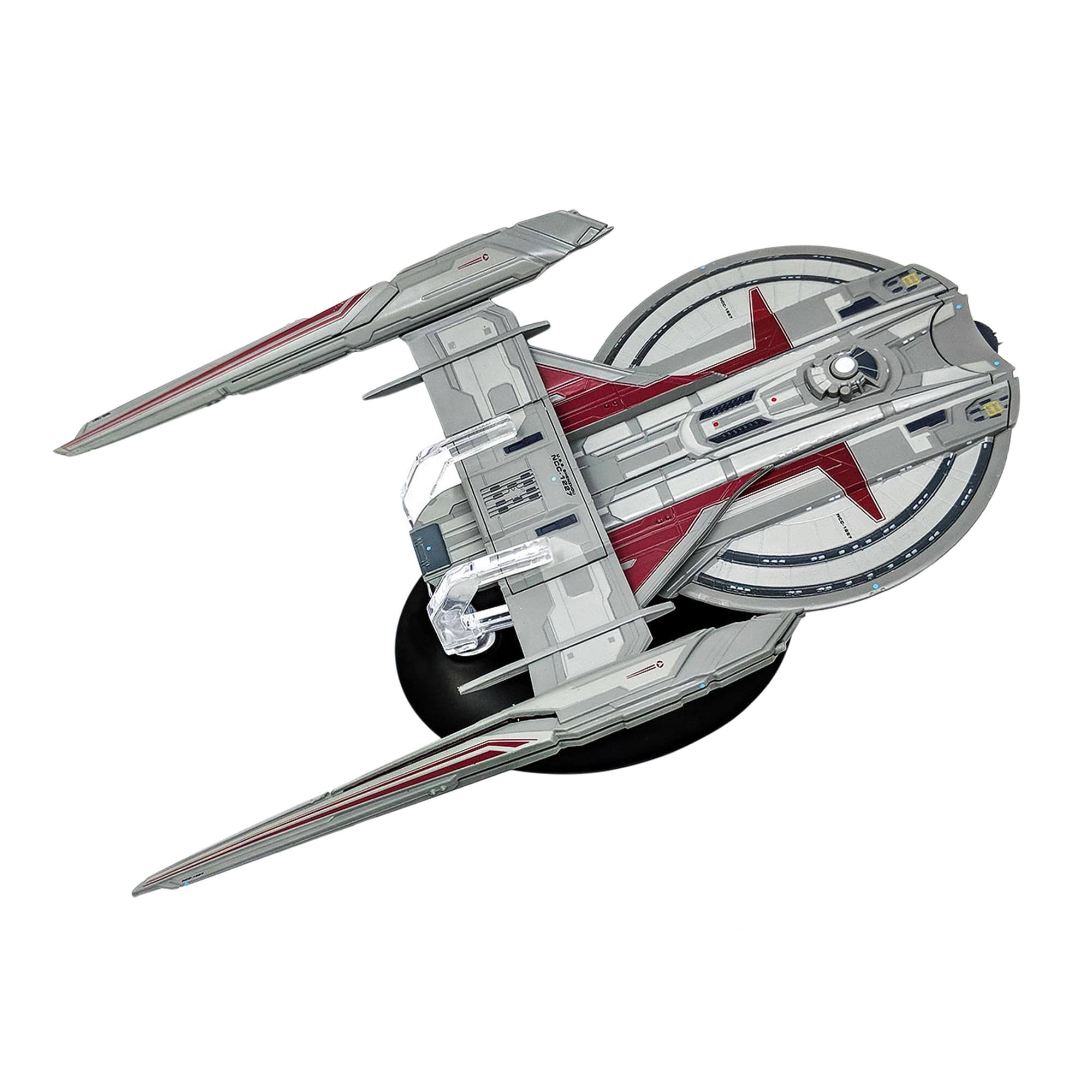 Alt View 1. Eaglemoss - Eaglemoss Star Trek Starship Replica | USS Shenzhou XL - Grey.
