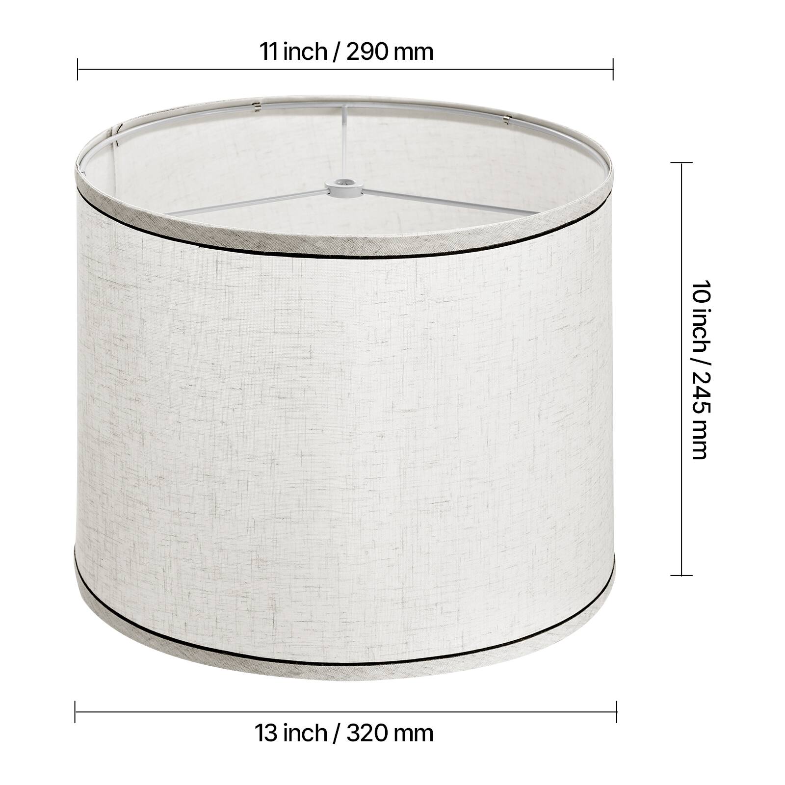 11 inch / 290 mm  
10 inch / 245 mm  
13 inch / 320 mm