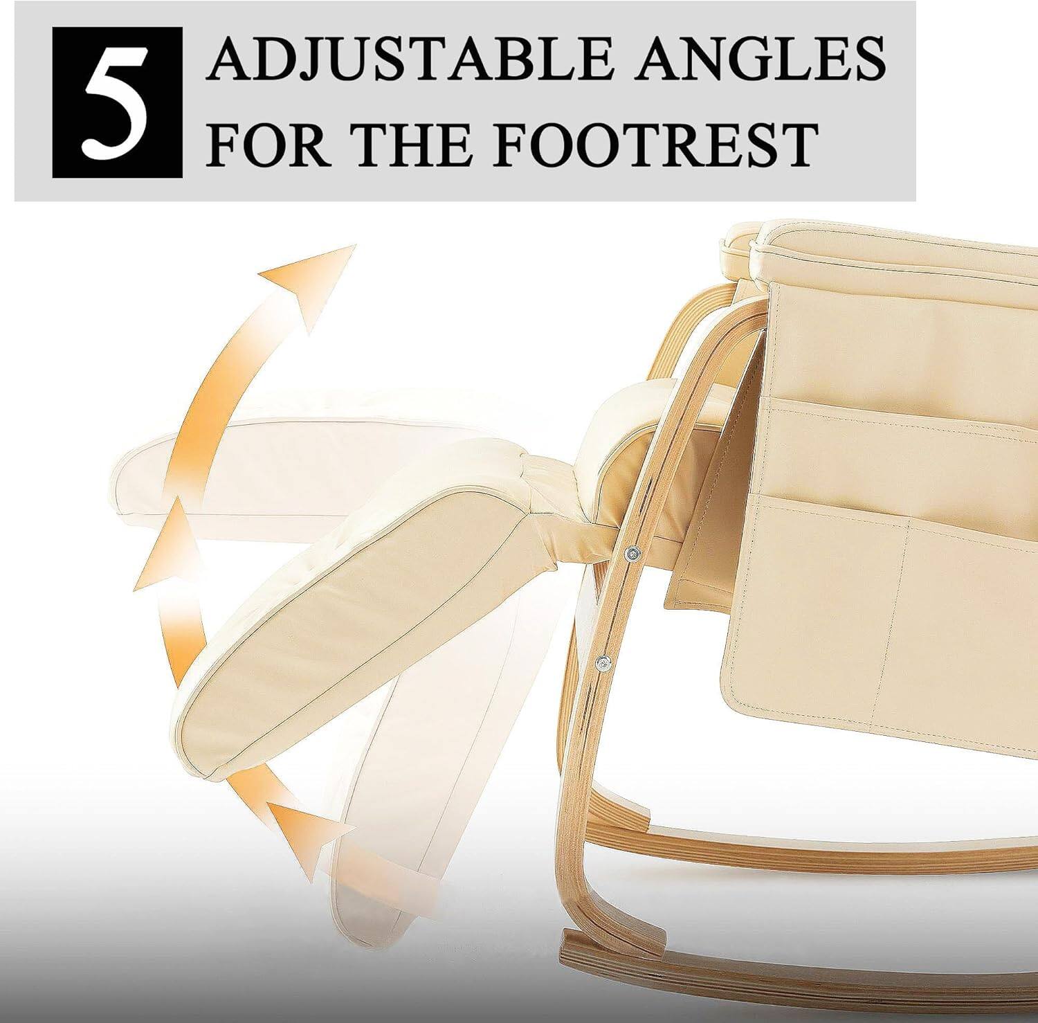 ADJUSTABLE ANGLES FOR THE FOOTREST 5