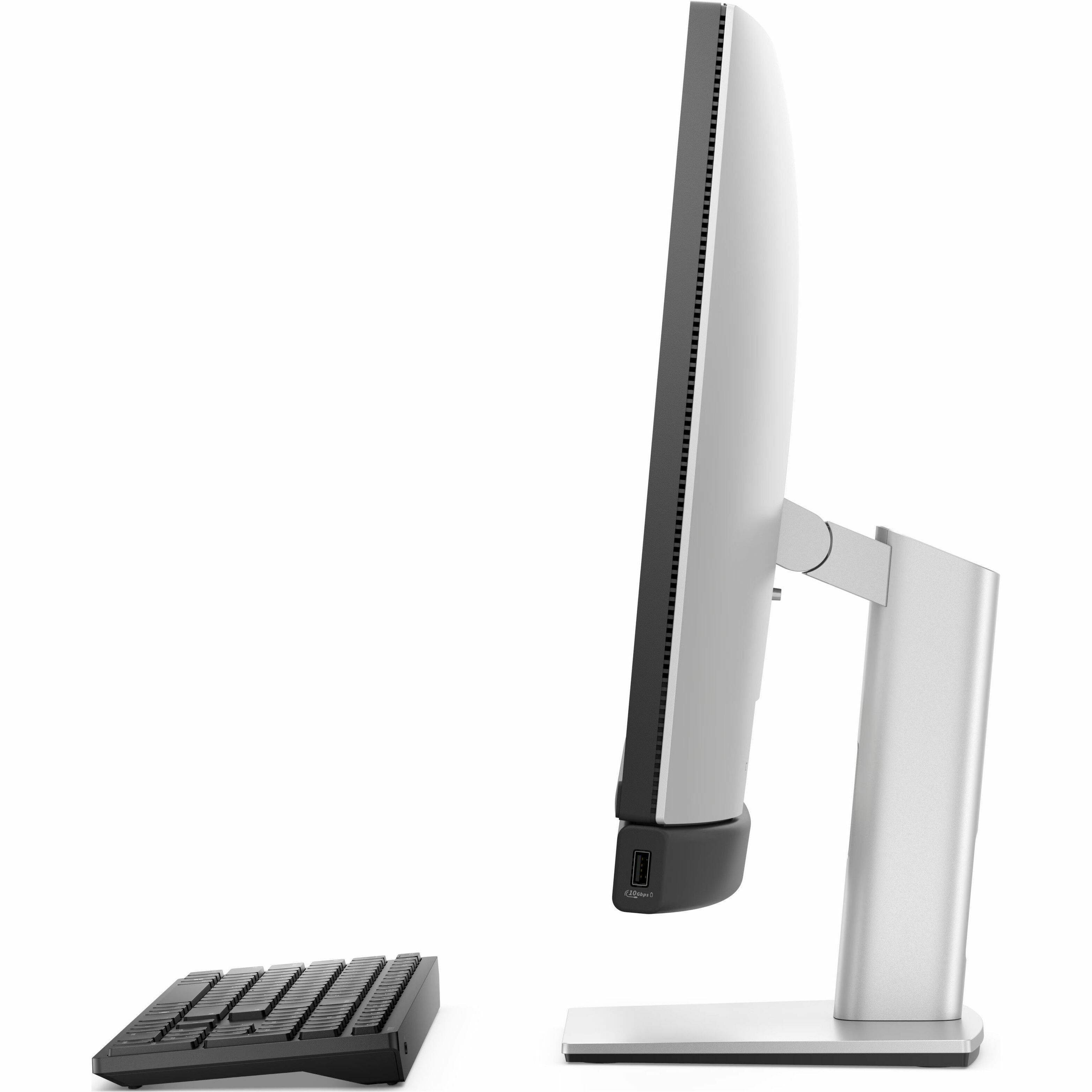 Alt View 8. Dell - Dell Pro QB24250 All-in-One Computer - Intel Core Ultra 7 265 - vPro Technology - 16 GB - 512 GB SSD - 23.8" Full HD - Silver.