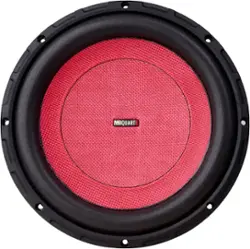 MB Quart - Discus 10" 600W Dual-Voice Subwoofer - Red - Front_Zoom