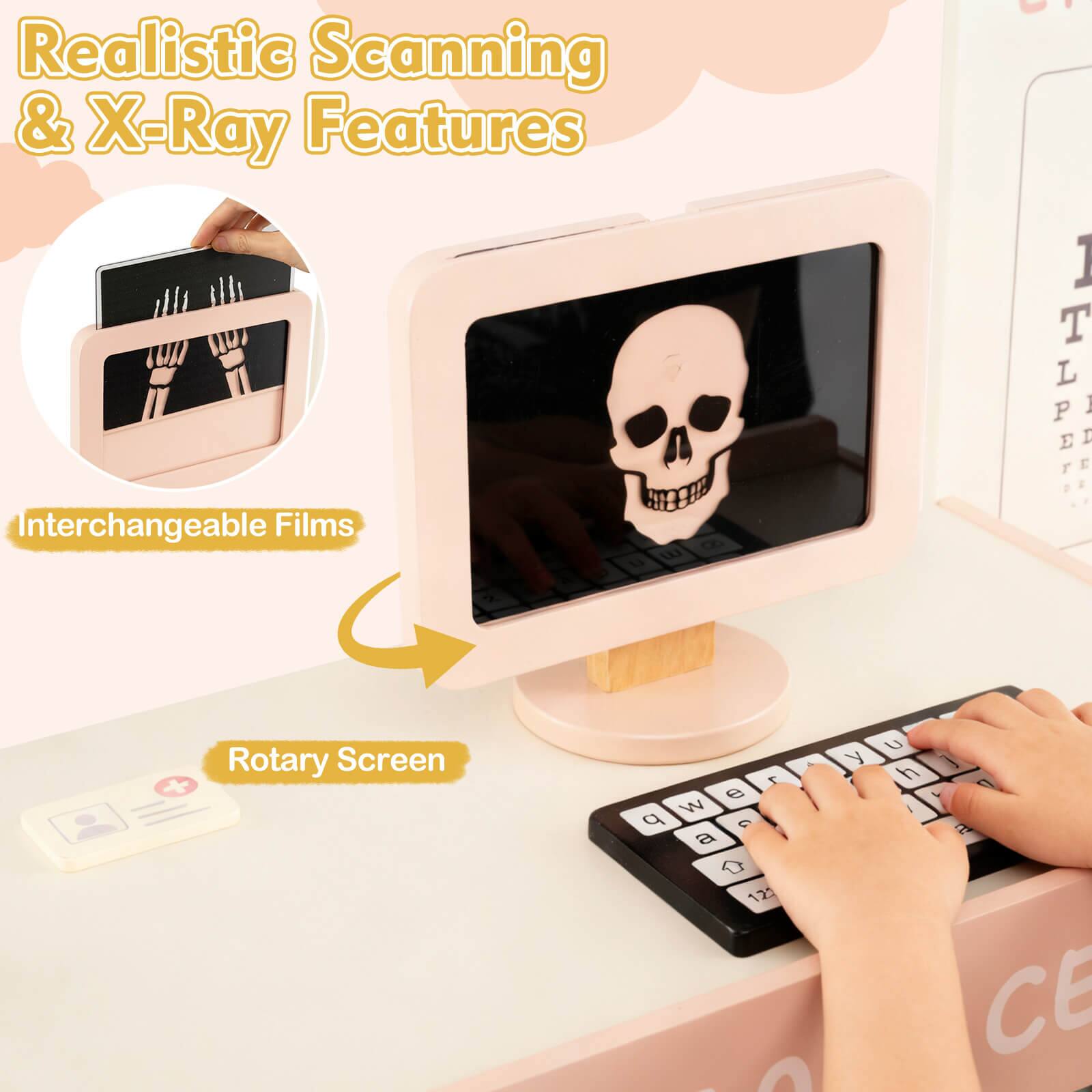 Realistic Scanning & X-Ray Features

Interchangeable Films

Rotary Screen
