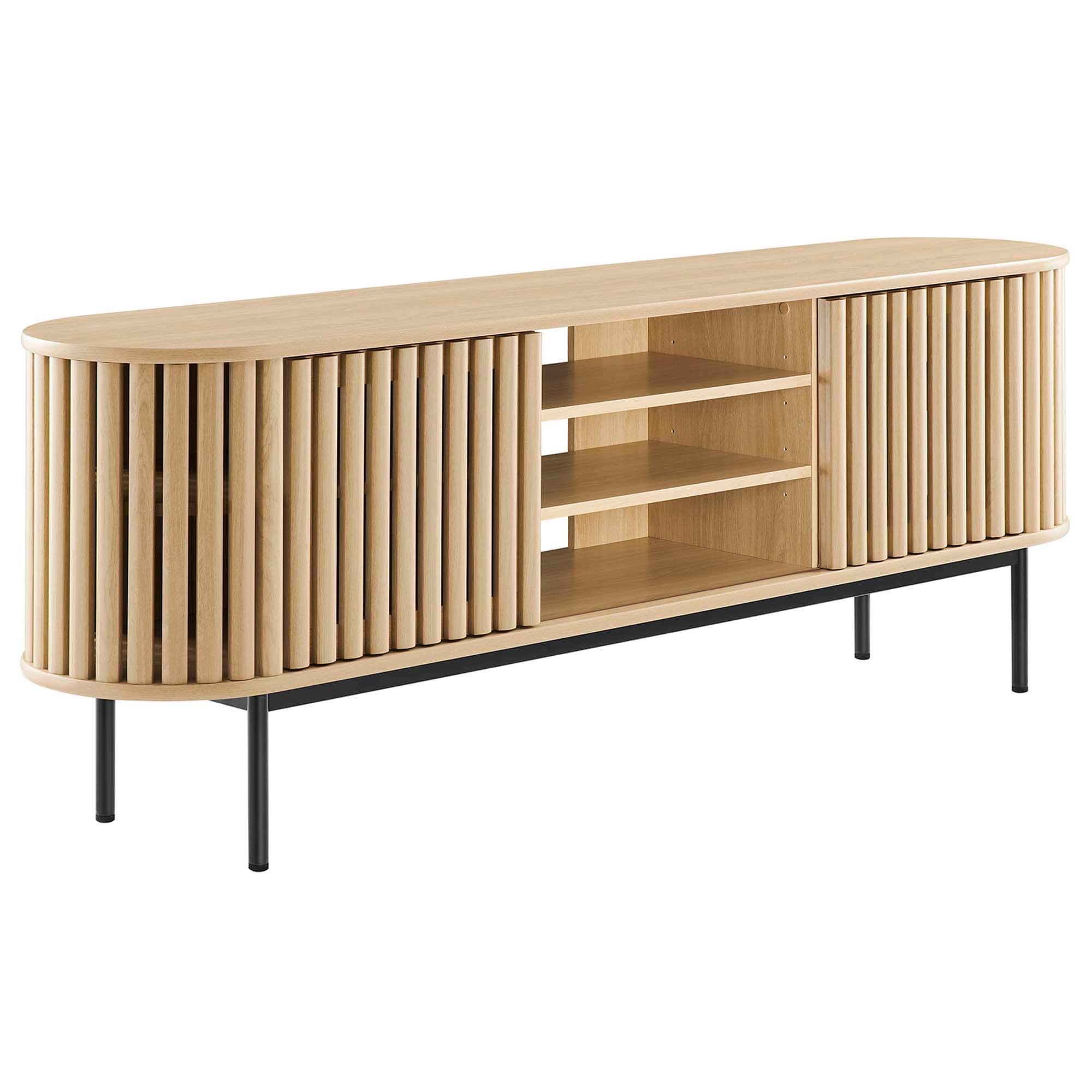Fortitude 71" TV Stand by Modway - Oak