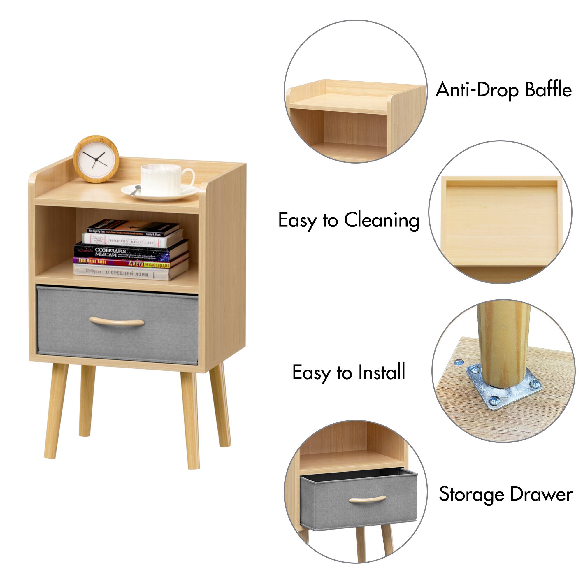 Anti-Drop Baffle  
Easy to Cleaning  
Easy to Install  
Storage Drawer