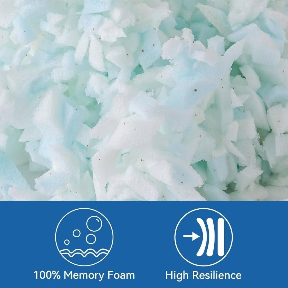 100% Memory Foam  
High Resilience