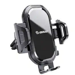 Esoulk - One-Touch Air Vent Universal Car Phone Mount fits iPhone Samsung Google Pixel - Black