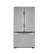 Front. LG - 23 Cu. Ft. French Door Counter-Depth Smart Refrigerator with Ice Maker - Stainless Steel.