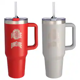The Memory Company - Ohio State Buckeyes 46oz. Home/Away Stainless Steel Colossal Tumbler Two-Pack - Multicolor
