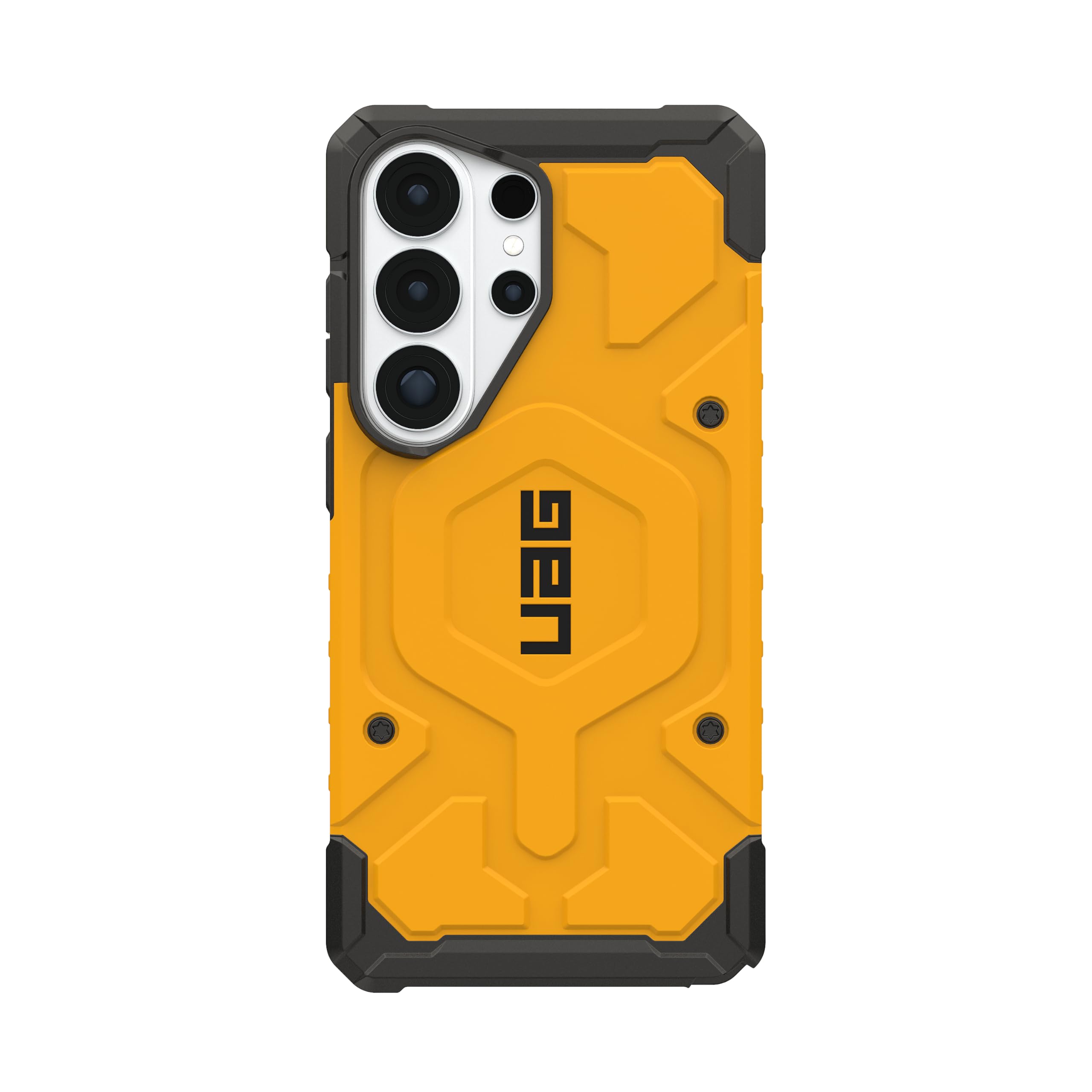Alt View 5. UAG - Samsung Galaxy S26 Ultra Case with Magnetic Charging, Traction Grip, Drop Protection, Rugged Protective Cover - Heritage Yellow.