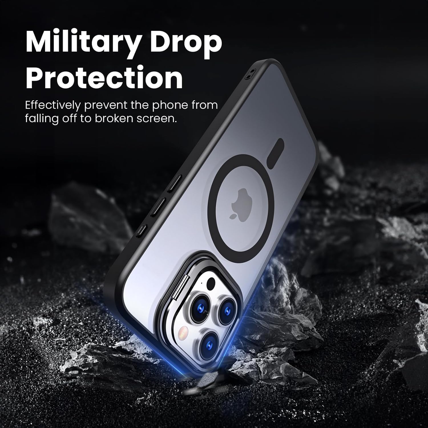 Military Drop Protection

Effectively prevent the phone from falling off to broken screen.