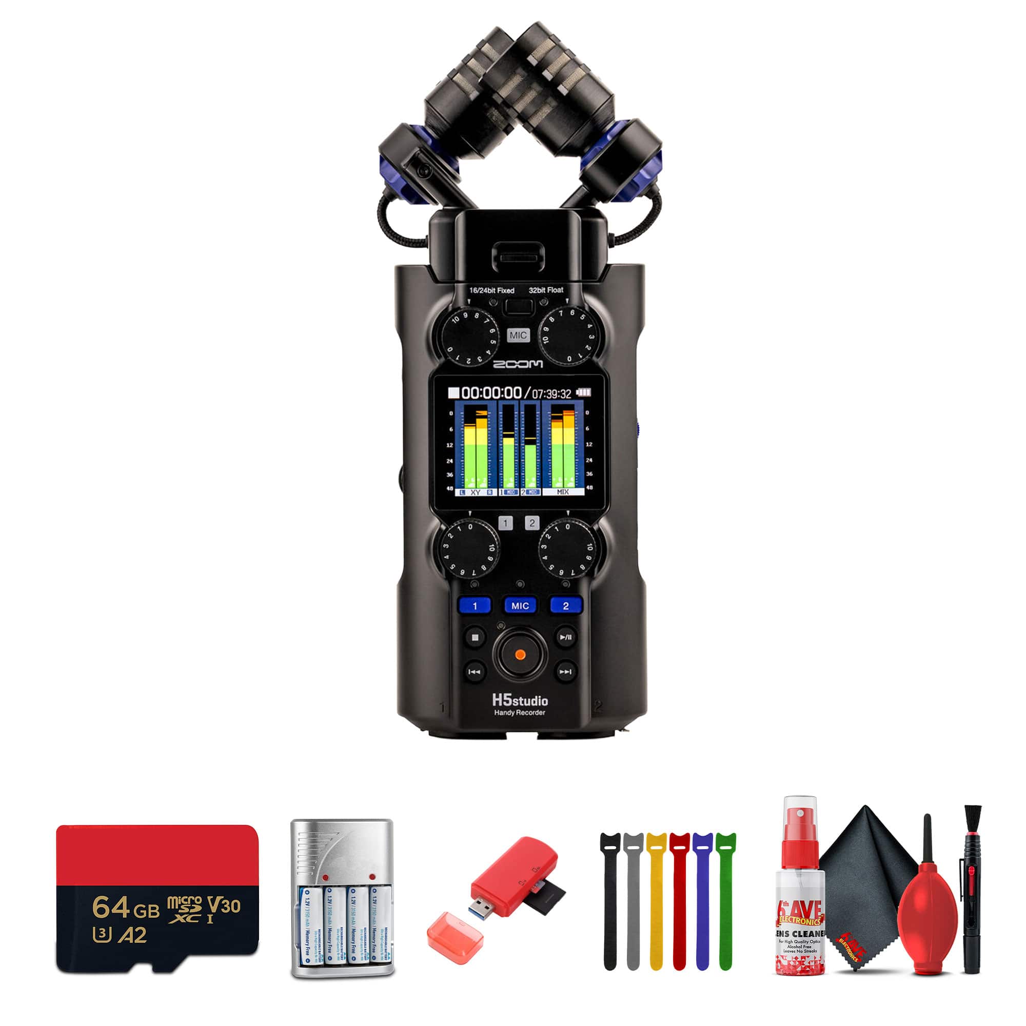 Zoom - H5studio 4-Track Handy Recorder Bundle