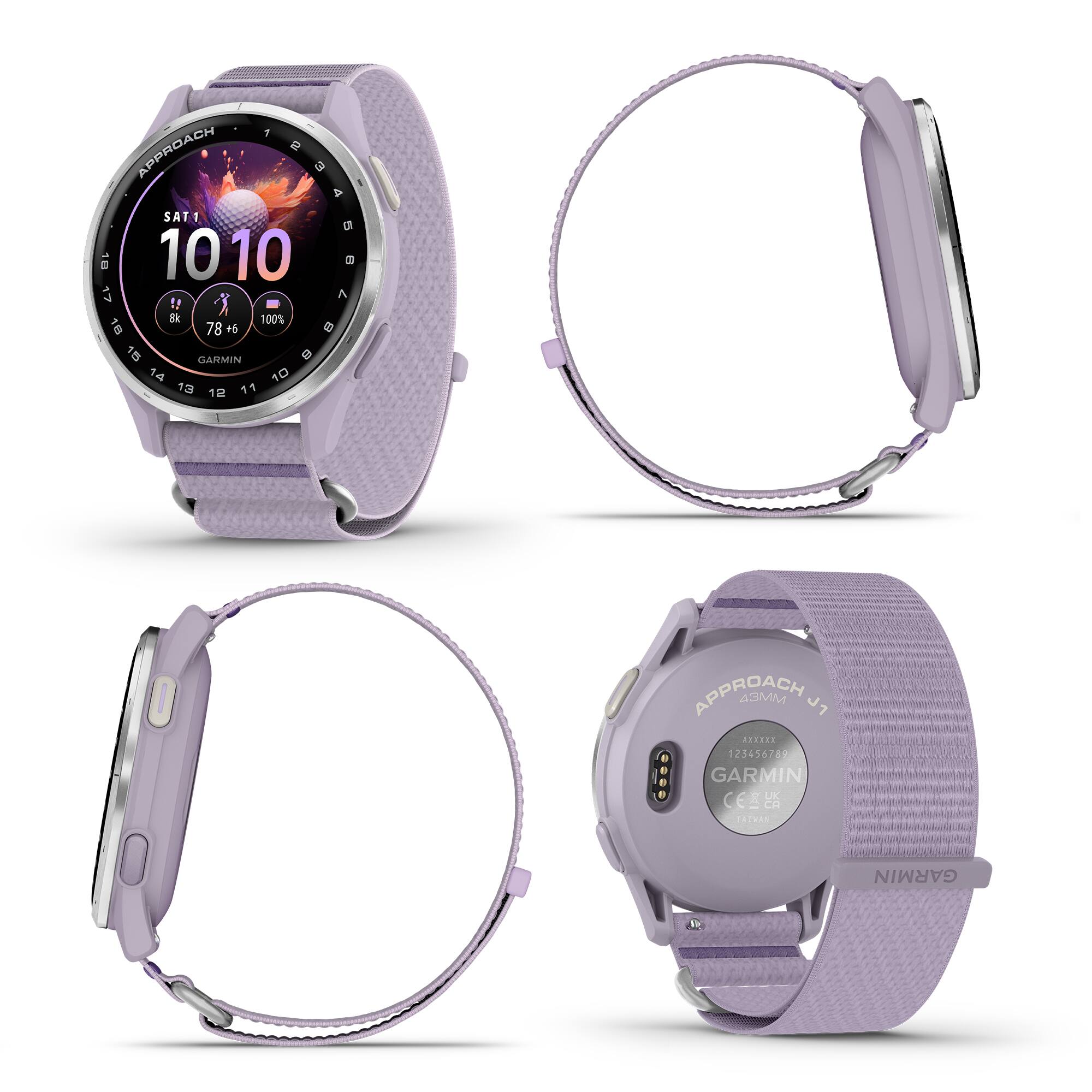 1 APPROACH  
2 A SAT1 D Pa 18 16 15 10 & u GARMIN 78+ i +5 10 100% ) a  7 a 14 1o 1 13 12 11 - O APPROACH 43MM J1 SEXIEA 123456748 : .... GARMIN UK CELS TATHAS GARMIN