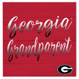 Jardine - Georgia Bulldogs 10'' x 10'' Grandparent Plaque - Red