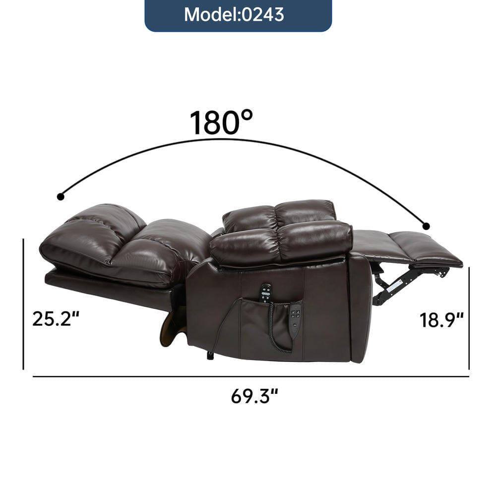 Model: 0243  
180°  
25.2"  
18.9"  
69.3"